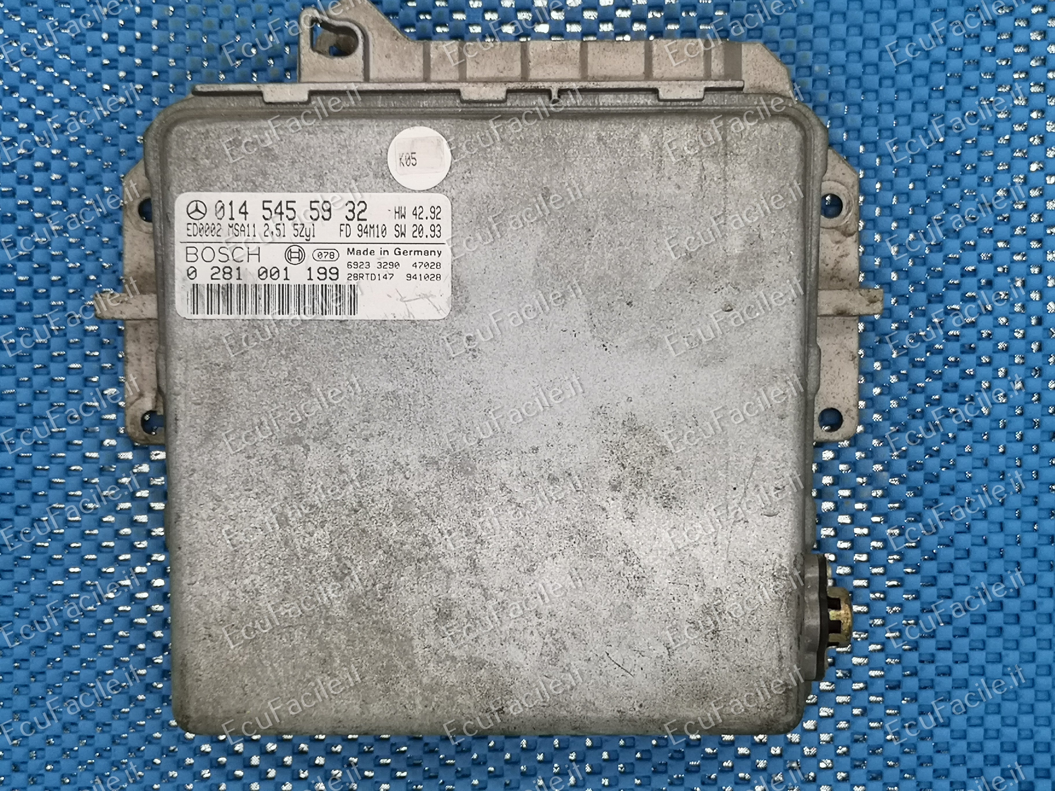 ECU MERCEDES W202 2.5TD 0145455932 0281001199