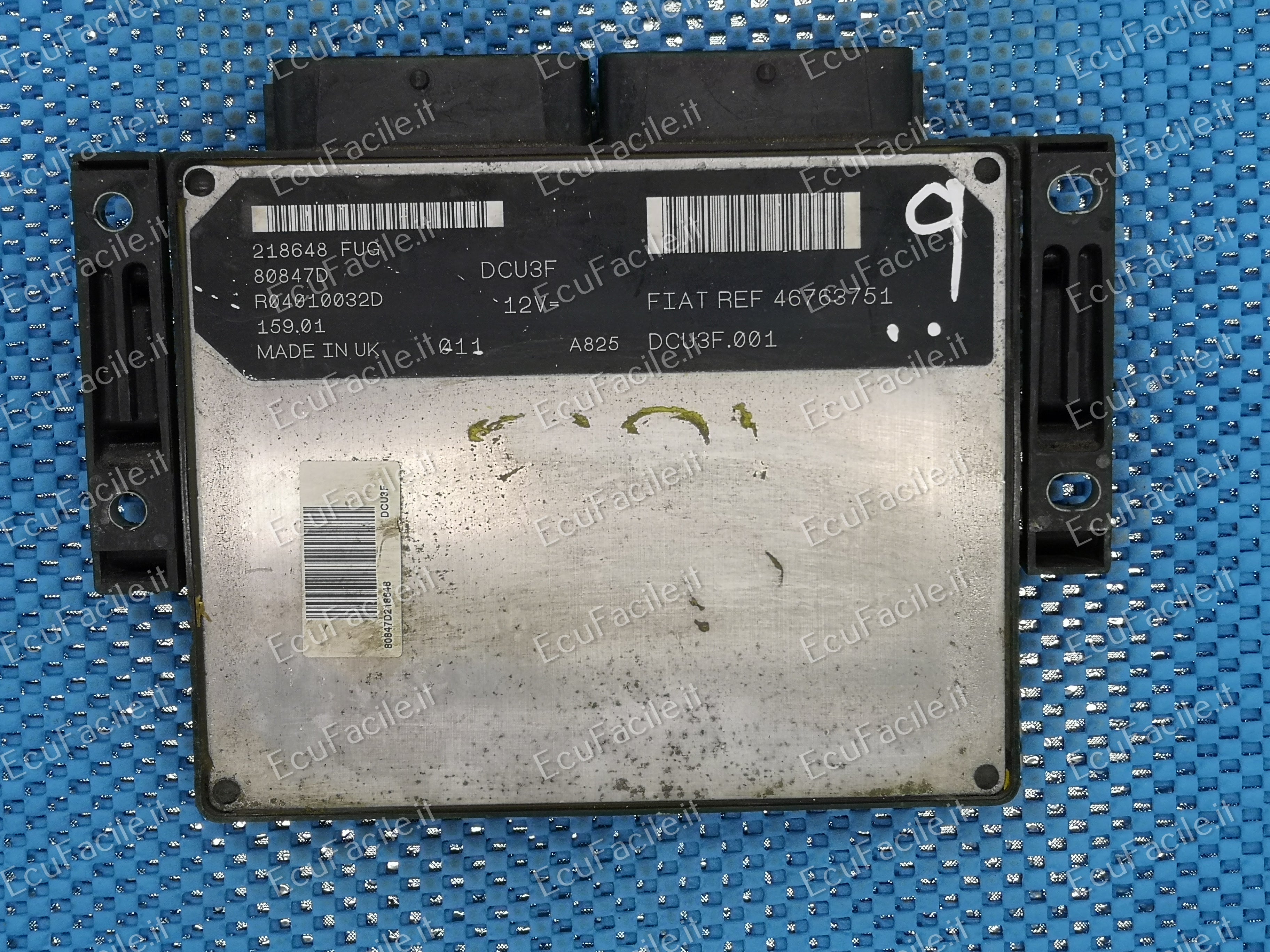 ECU motore per Fiat Doblò / Punto 1.9 DCU3F.001 46763751