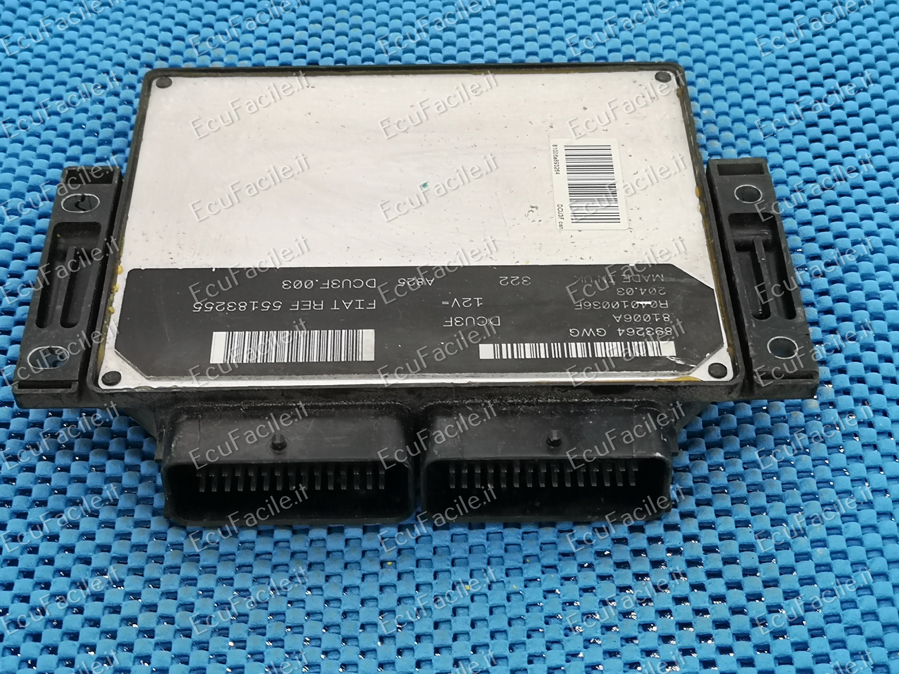 ECU FIAT DOBLO LUCAS 1.9, R04010036F 55183255 DCU3F.003
