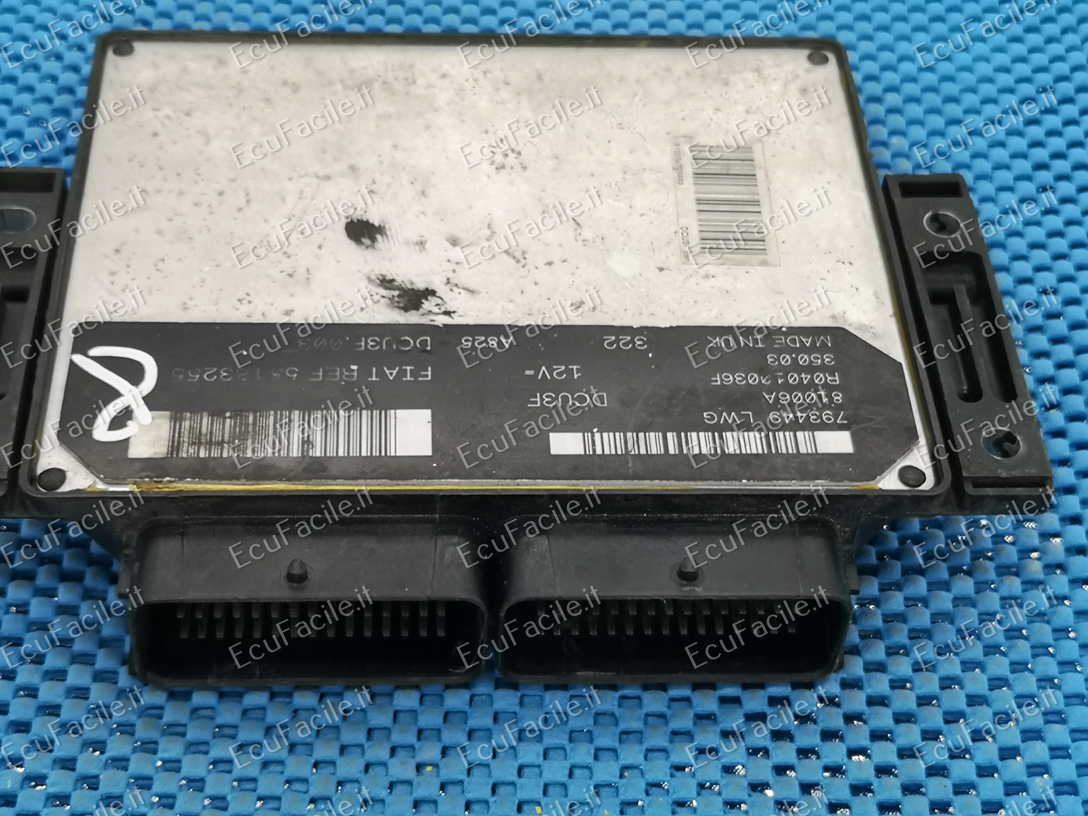 ECU FIAT DOBLO LUCAS 1.9, R04010036F 55183255 DCU3F.003