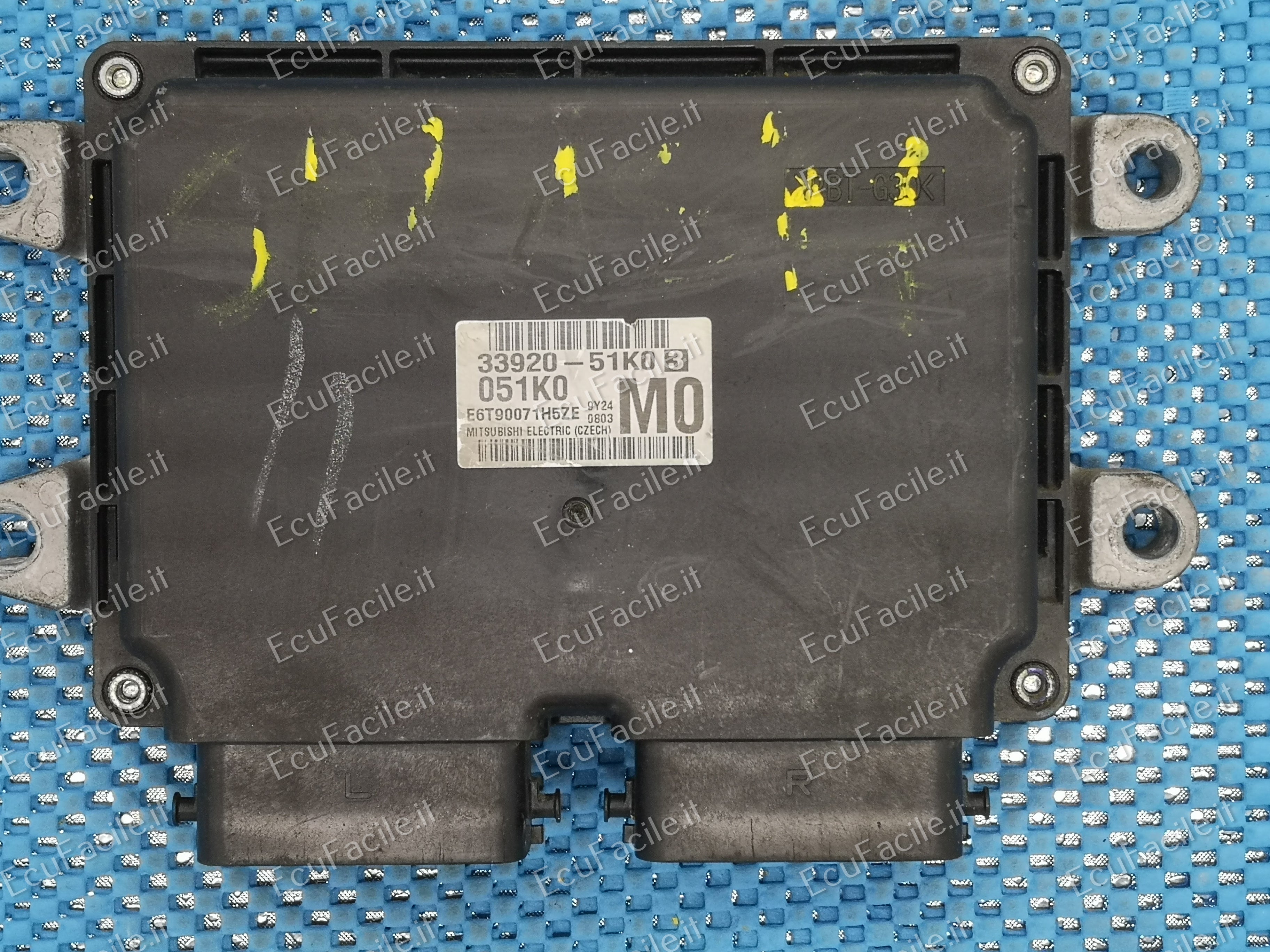 ECU AGILA 33920-51K03, SPLASH EX 1,0L 50KW 68ps 3392051k03
