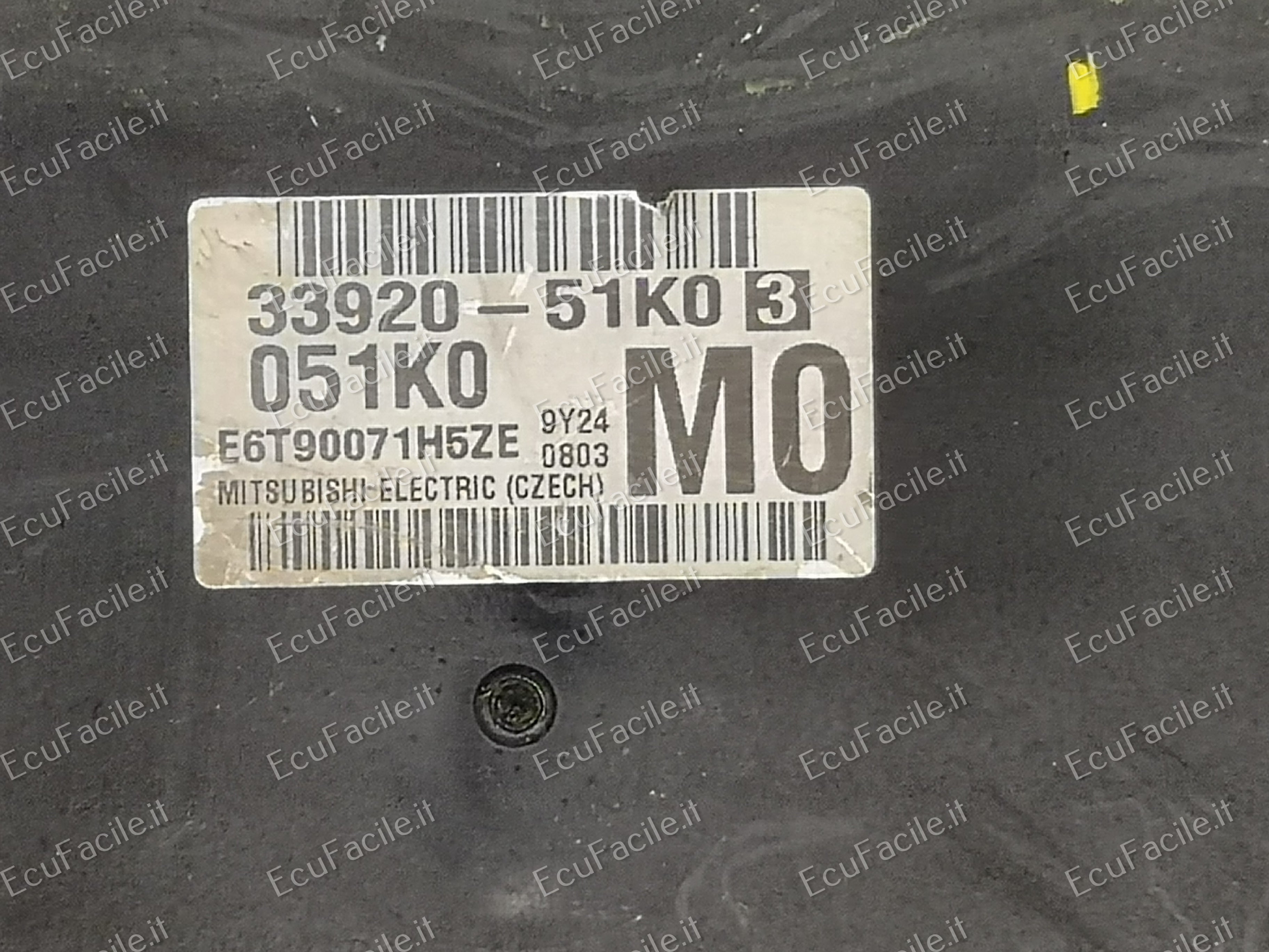 ECU AGILA 33920-51K03, SPLASH EX 1,0L 50KW 68ps 3392051k03