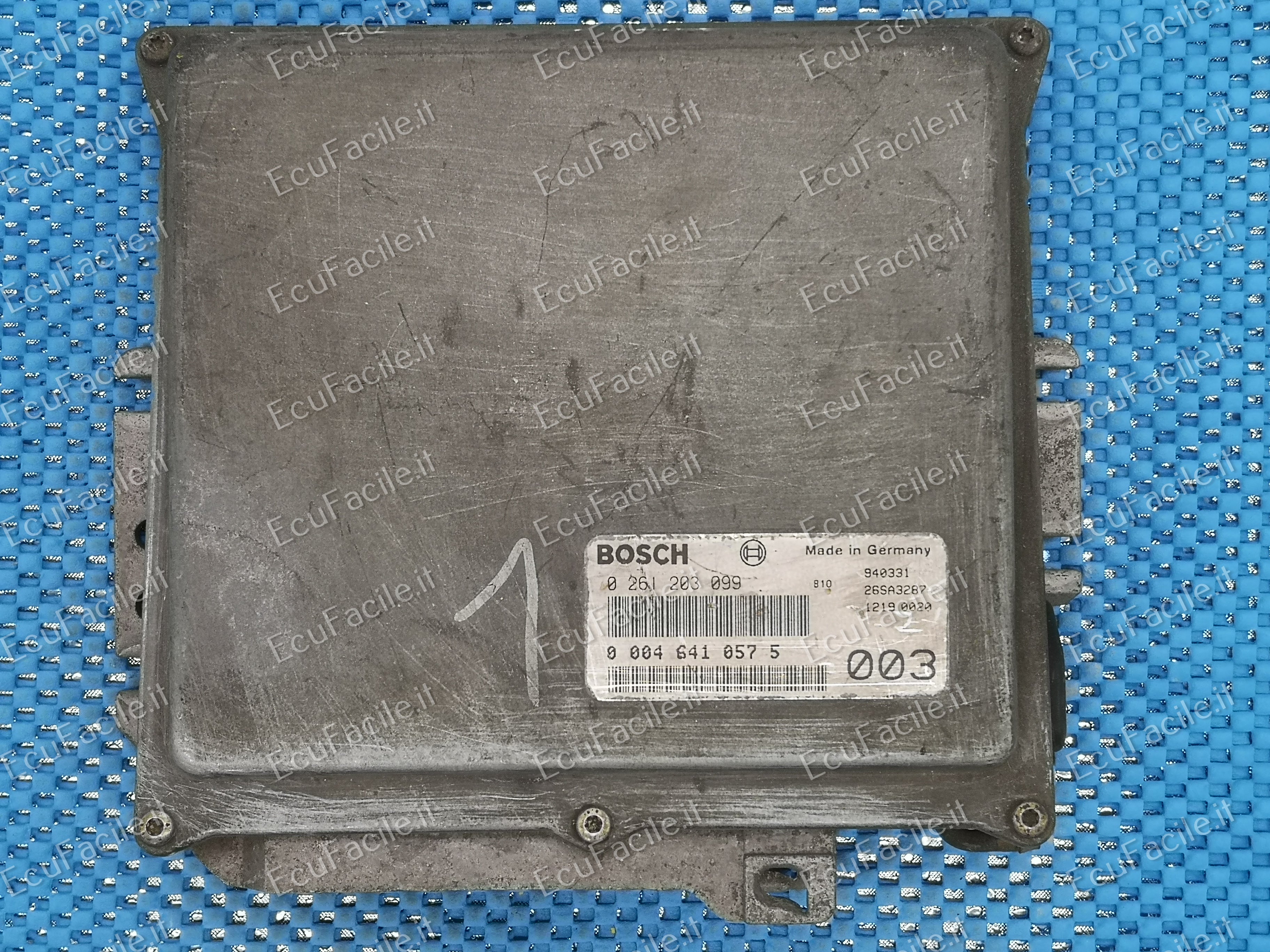 ECU FIAT PUNTO 1.4 GT 0261203099 00046410575 M 2.7