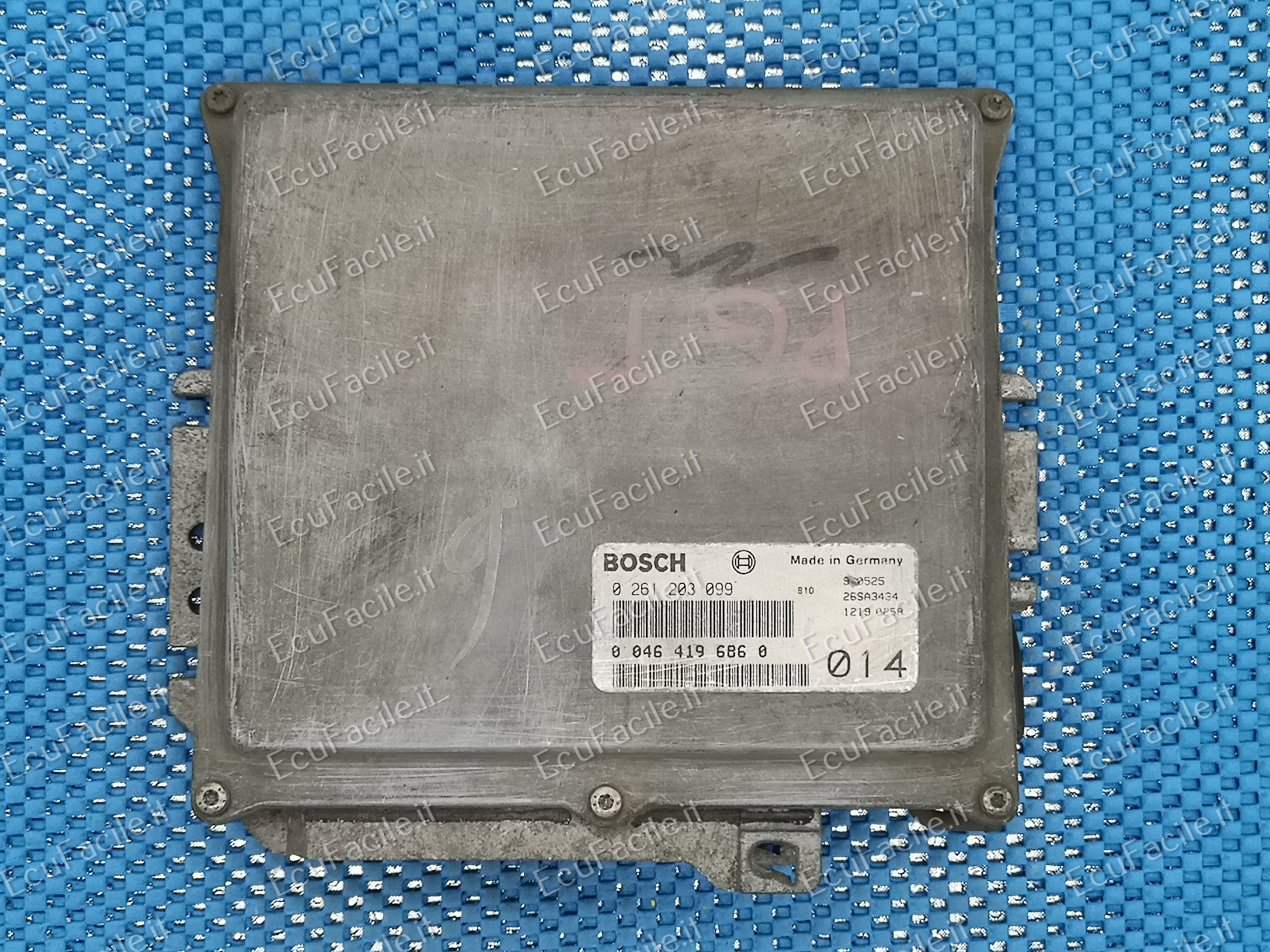 ECU FIAT PUNTO 1.4 GT 0261203099 00046410575 M 2.7