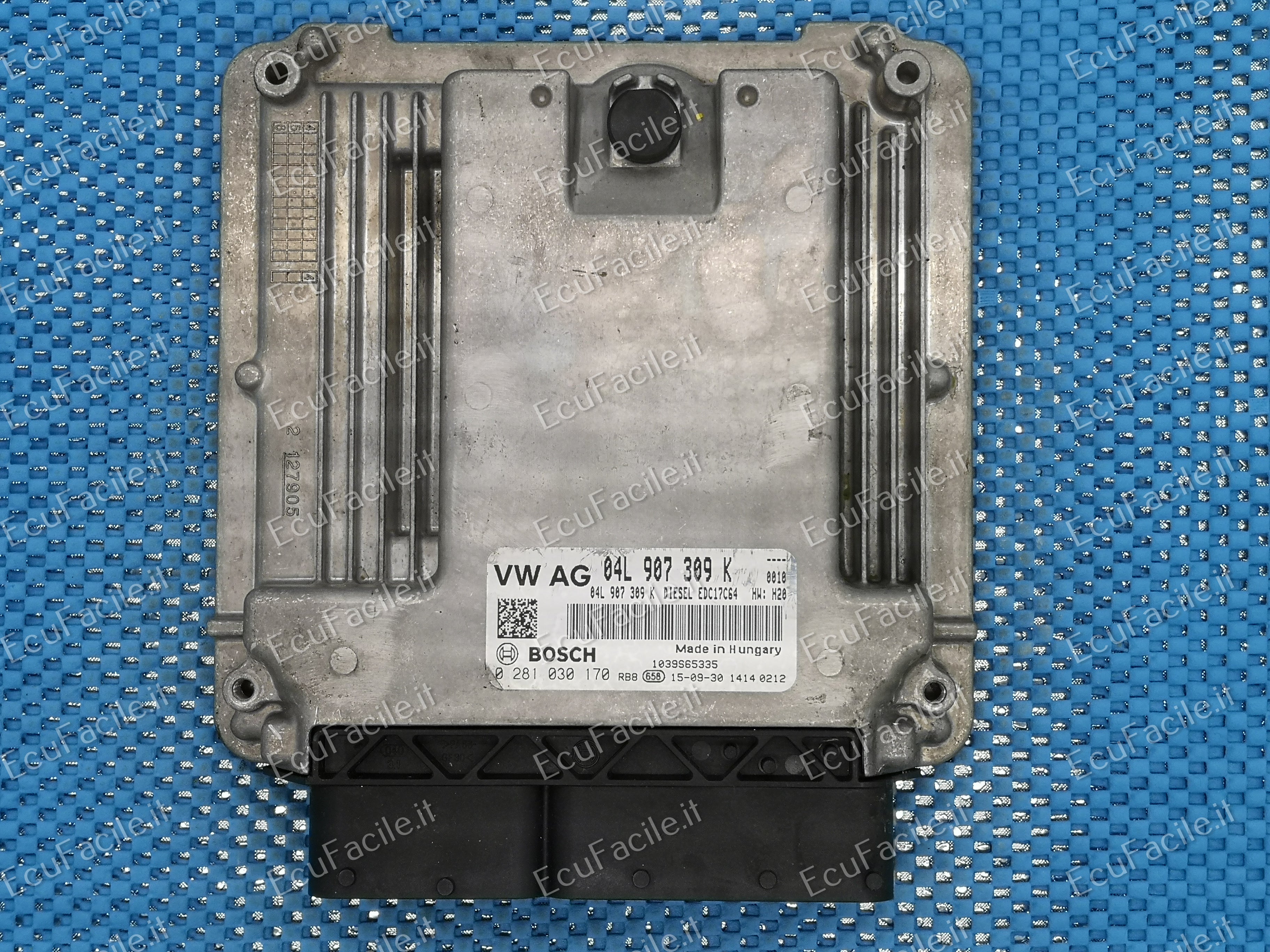 ECU VOLKSWAGEN CADDY 2.0 0281030170 04L907309K EDC17C64