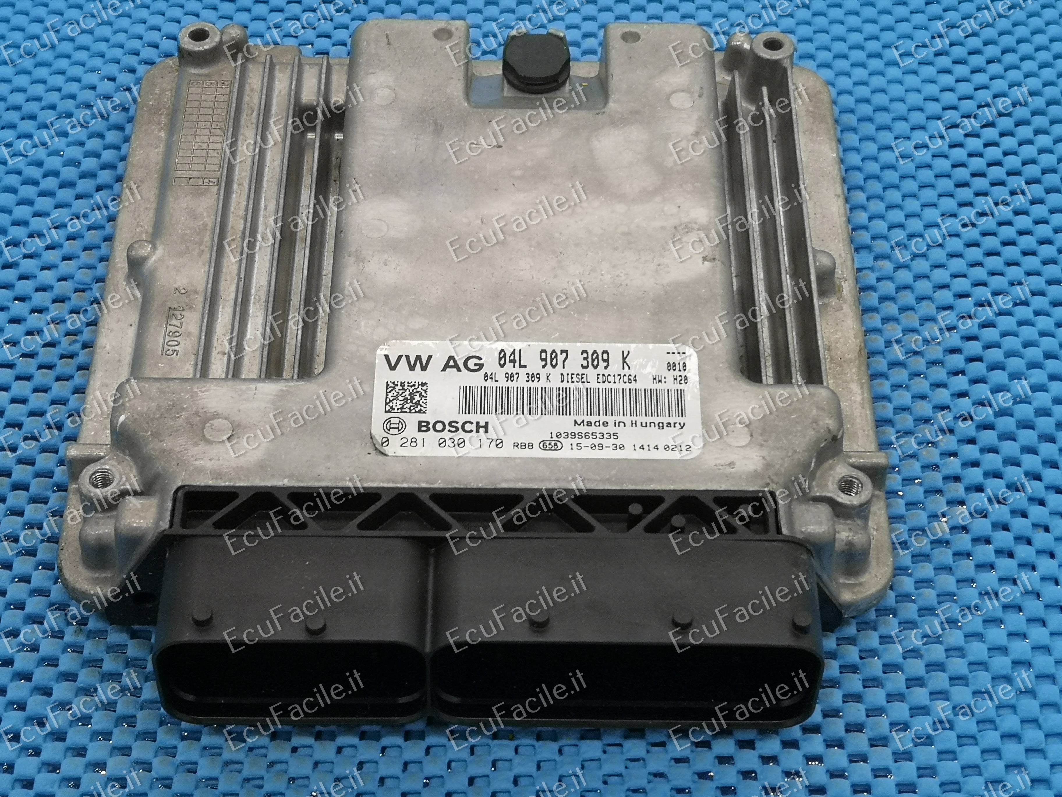 ECU VOLKSWAGEN CADDY 2.0 0281030170 04L907309K EDC17C64