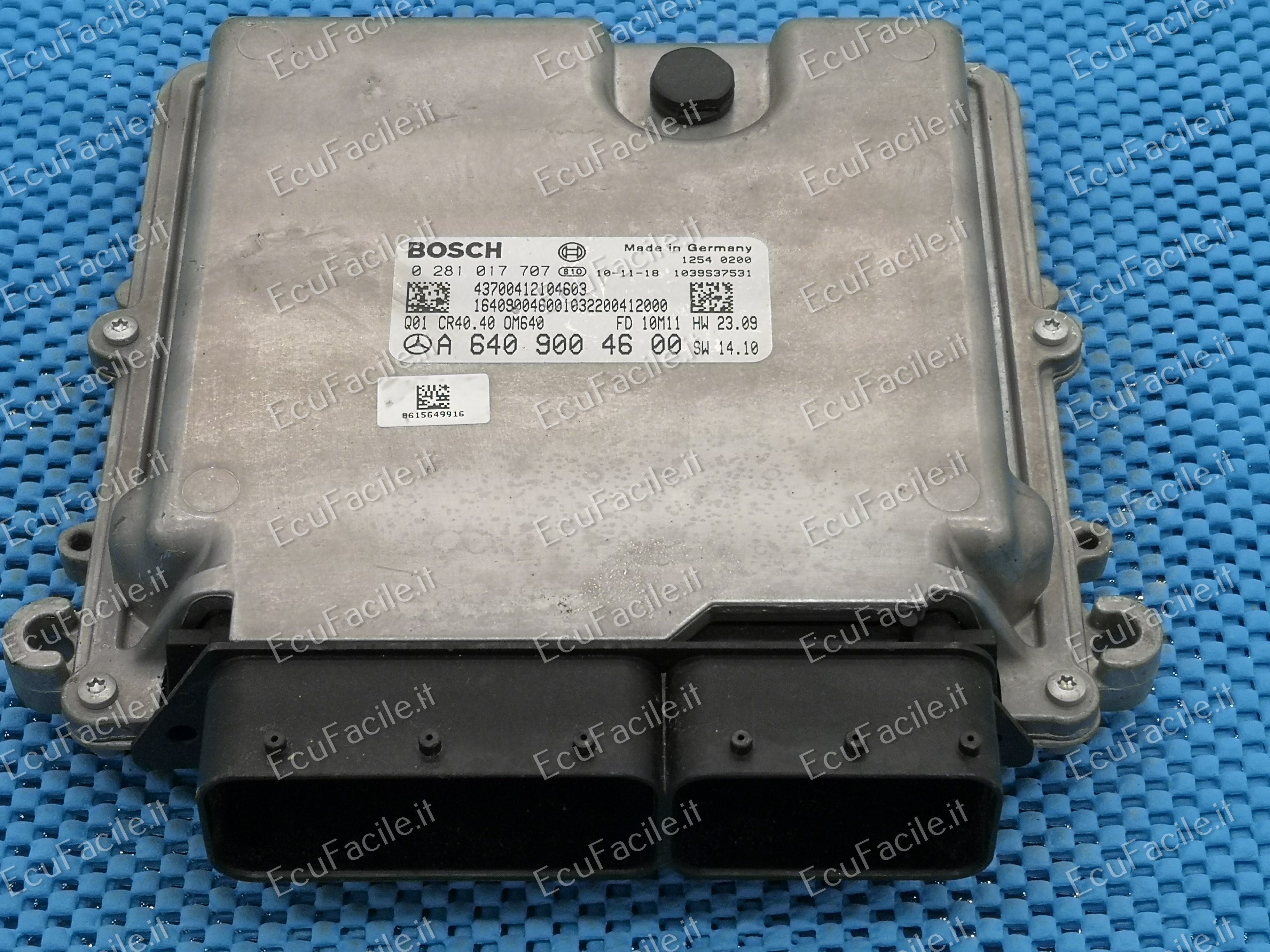 ECU CENTRALINA MERCEDES W169 2.0 0281017707 A6409004600 CR40.40