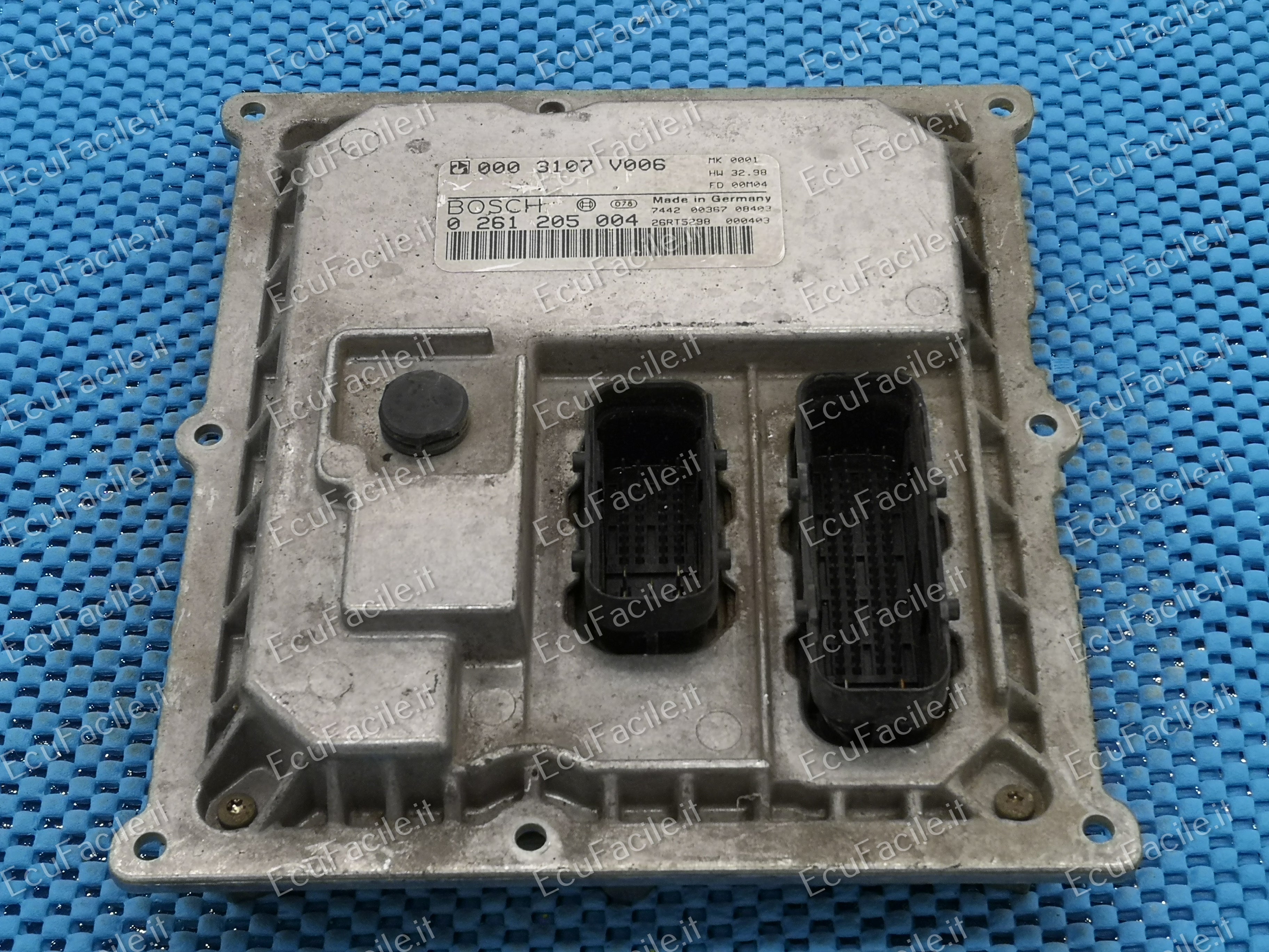 ECU SMART FORTWO 0.6 BOSCH 0261205004 0003107V006 600BZ