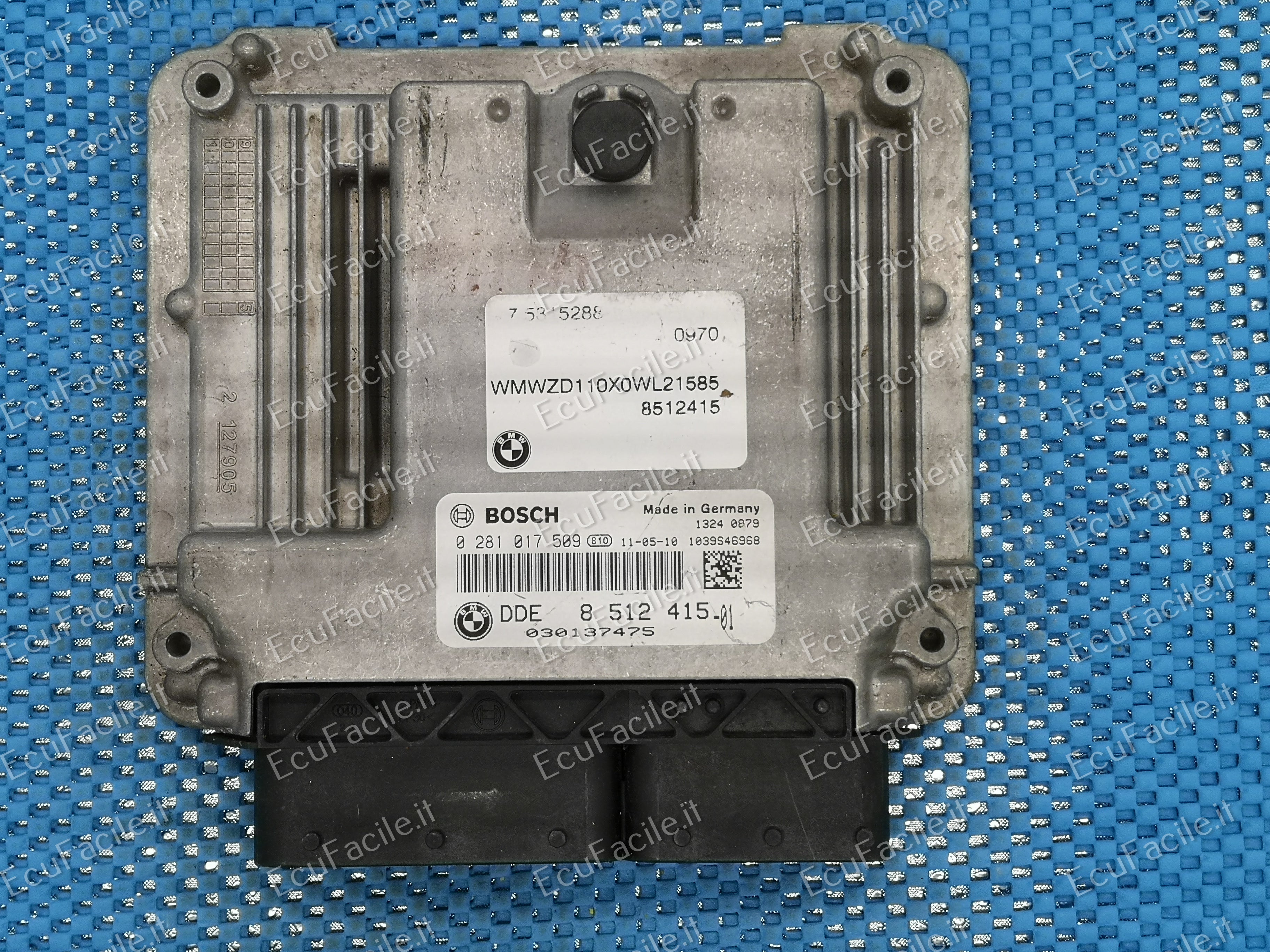 ECU Mini Cooper 1.6D BOSCH 0281017509 DDE8512415 EDC17C50