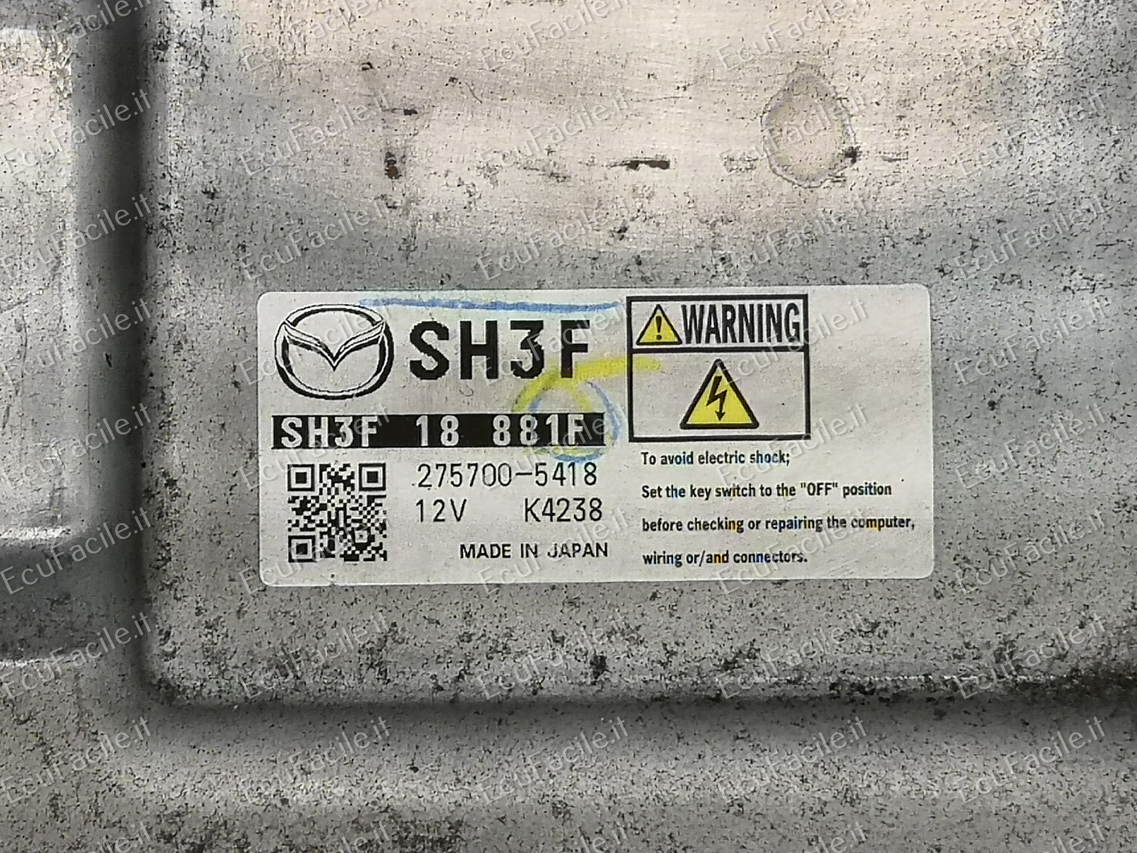 ECU CENTRALINA MAZDA CX-5 SH3F18881F SH3F-18-881F 275700-5418