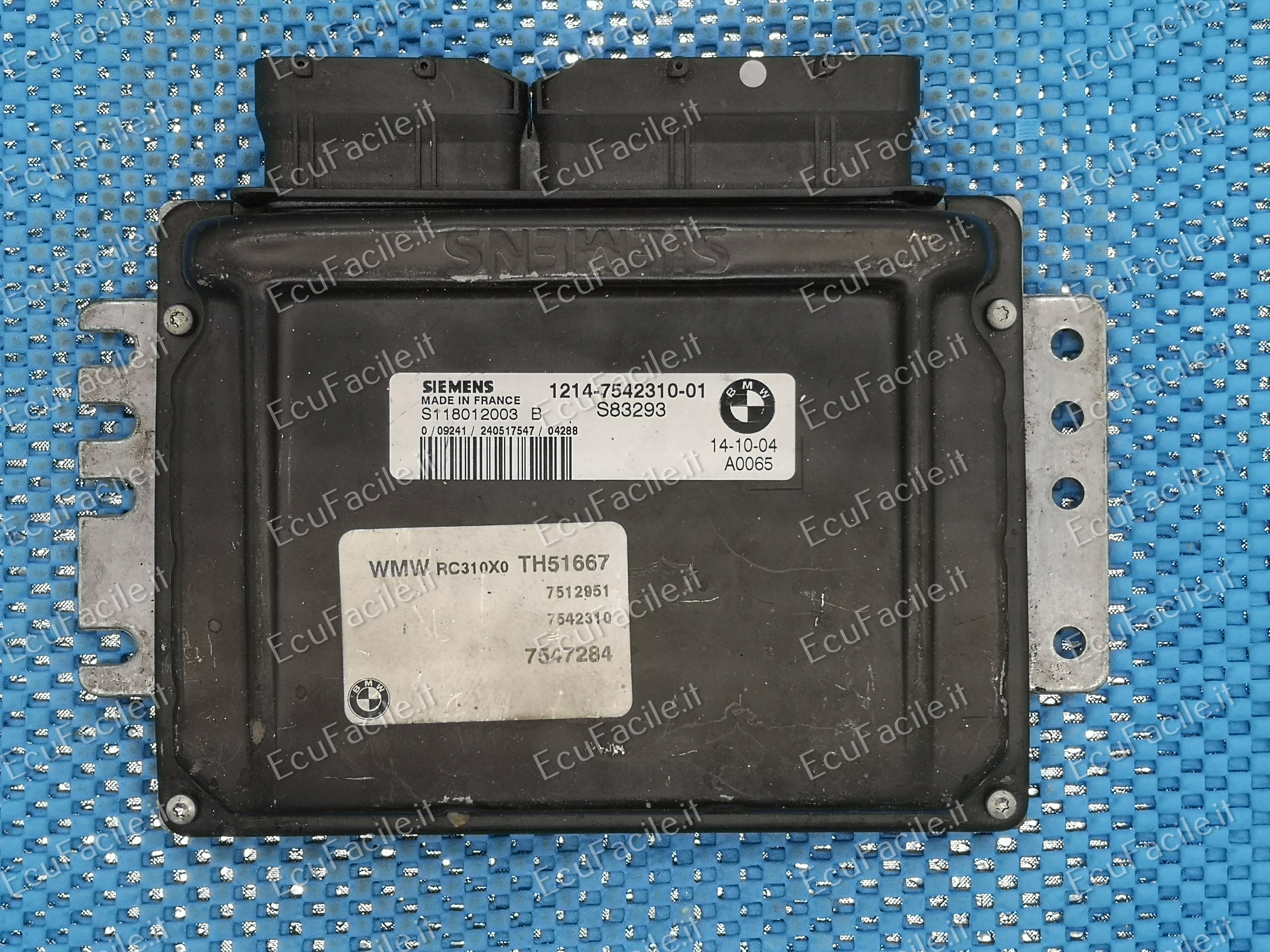ECU SIEMENS BMW MINI COOPER S118012003B
