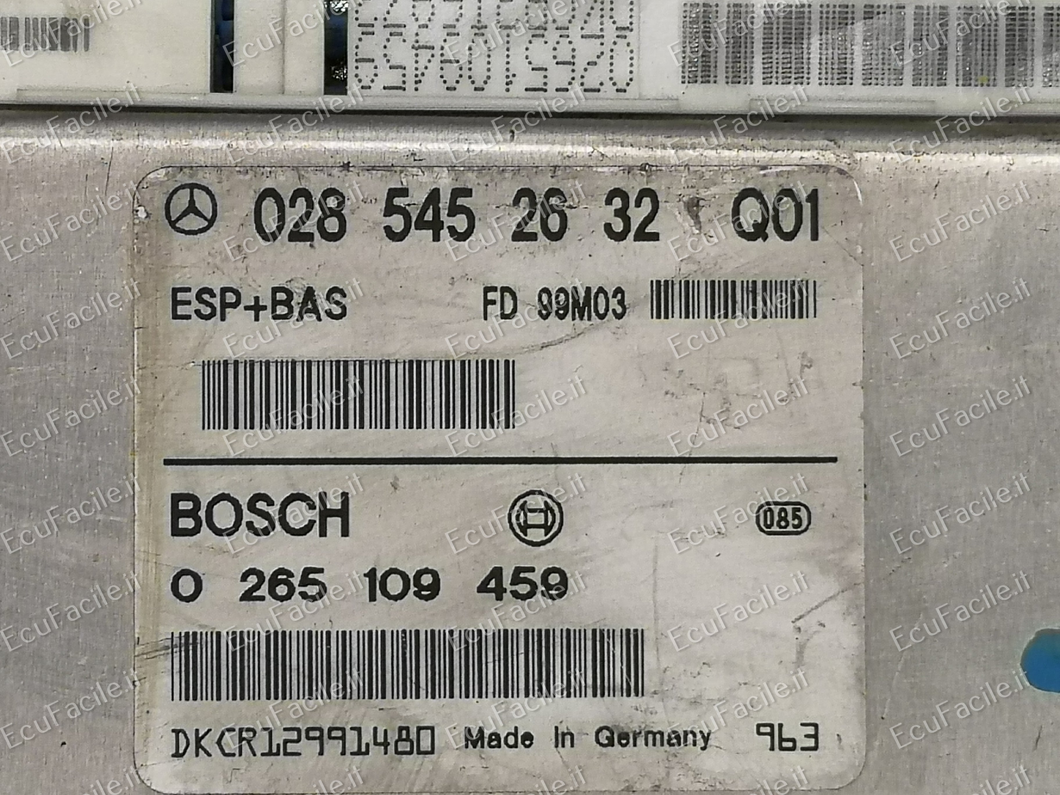 Ecu mercedes benz cl a esp abs ecu 0285452632q01 0265109459