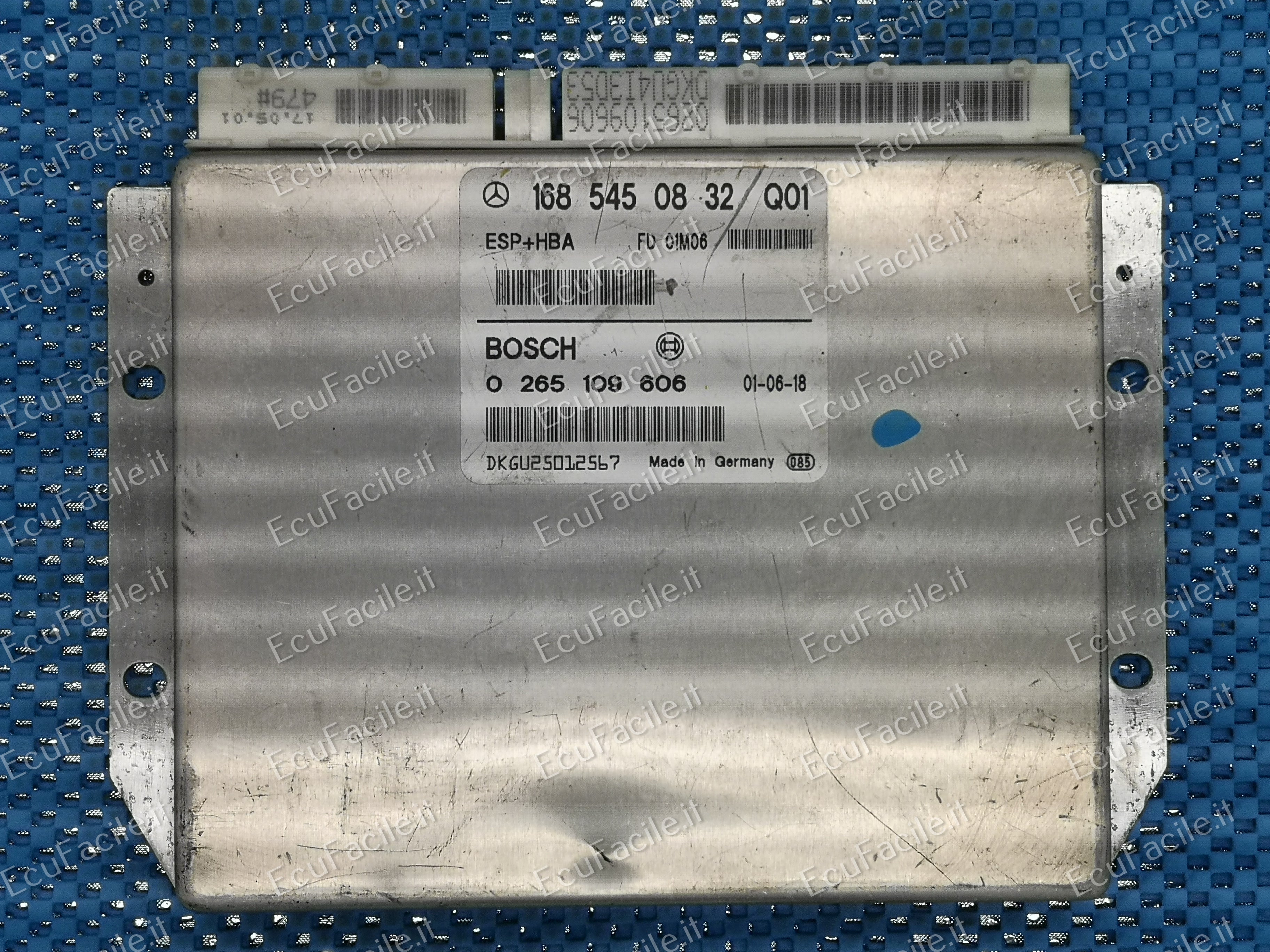 MERCEDES CLASSE A 170 ABS 0265109606 - 1685450832Q01 ESP HBA
