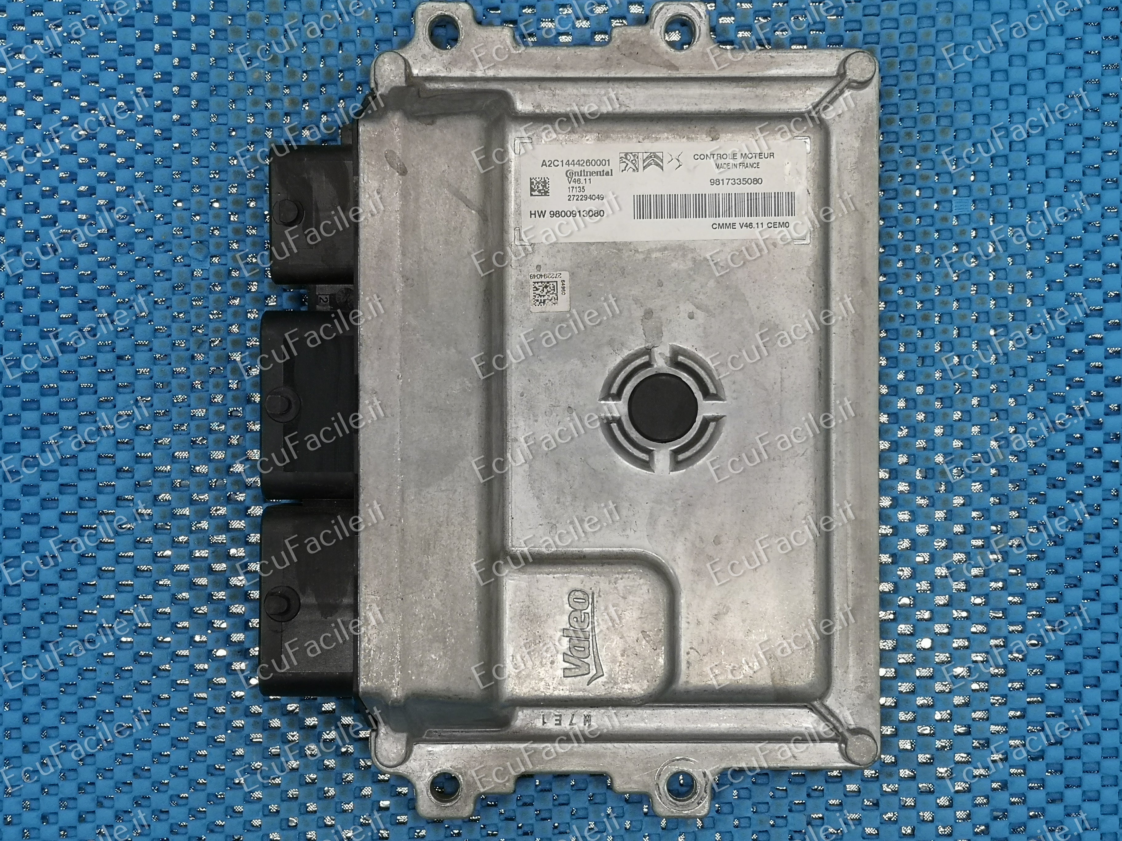 ECU CITROEN PEUGEOT V46.11 A2C1444260001 9817335080 9800913080