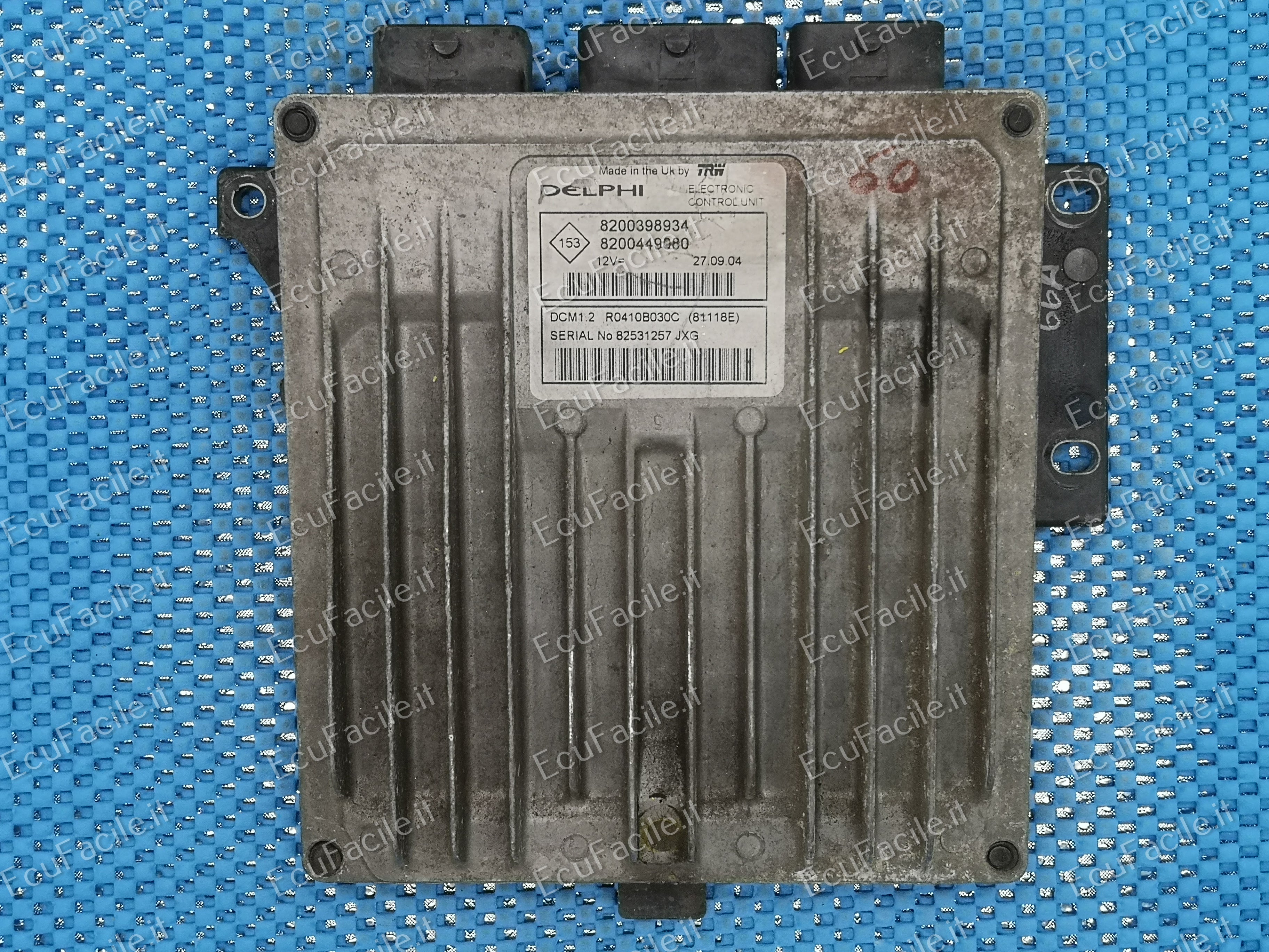 Ecu renault modus 1.5 dci 8200398934 8200449080 delphi dcm1.2