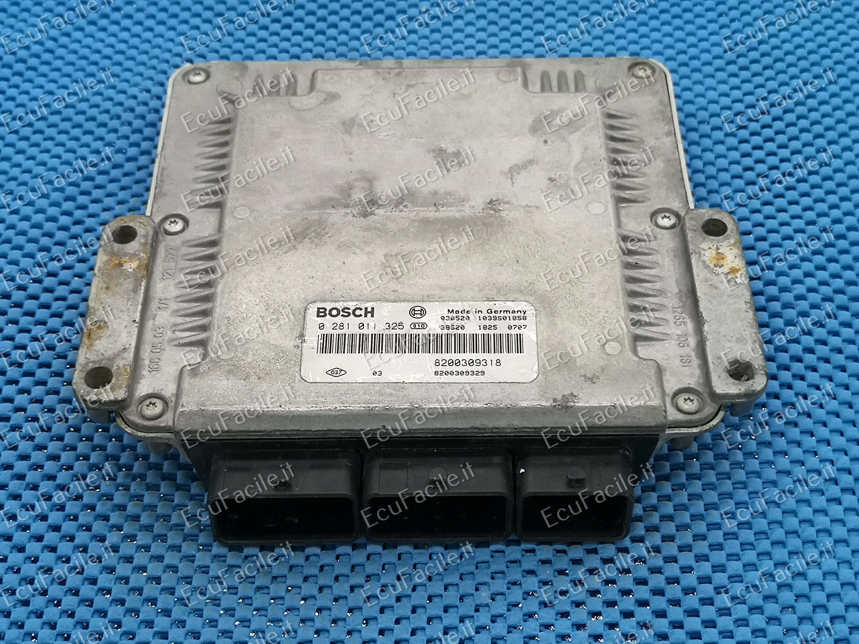 ECU RENAULT ESPACE 2.2 DCI 0281011325 8200309318 8200309329 EDC15C3-4.2