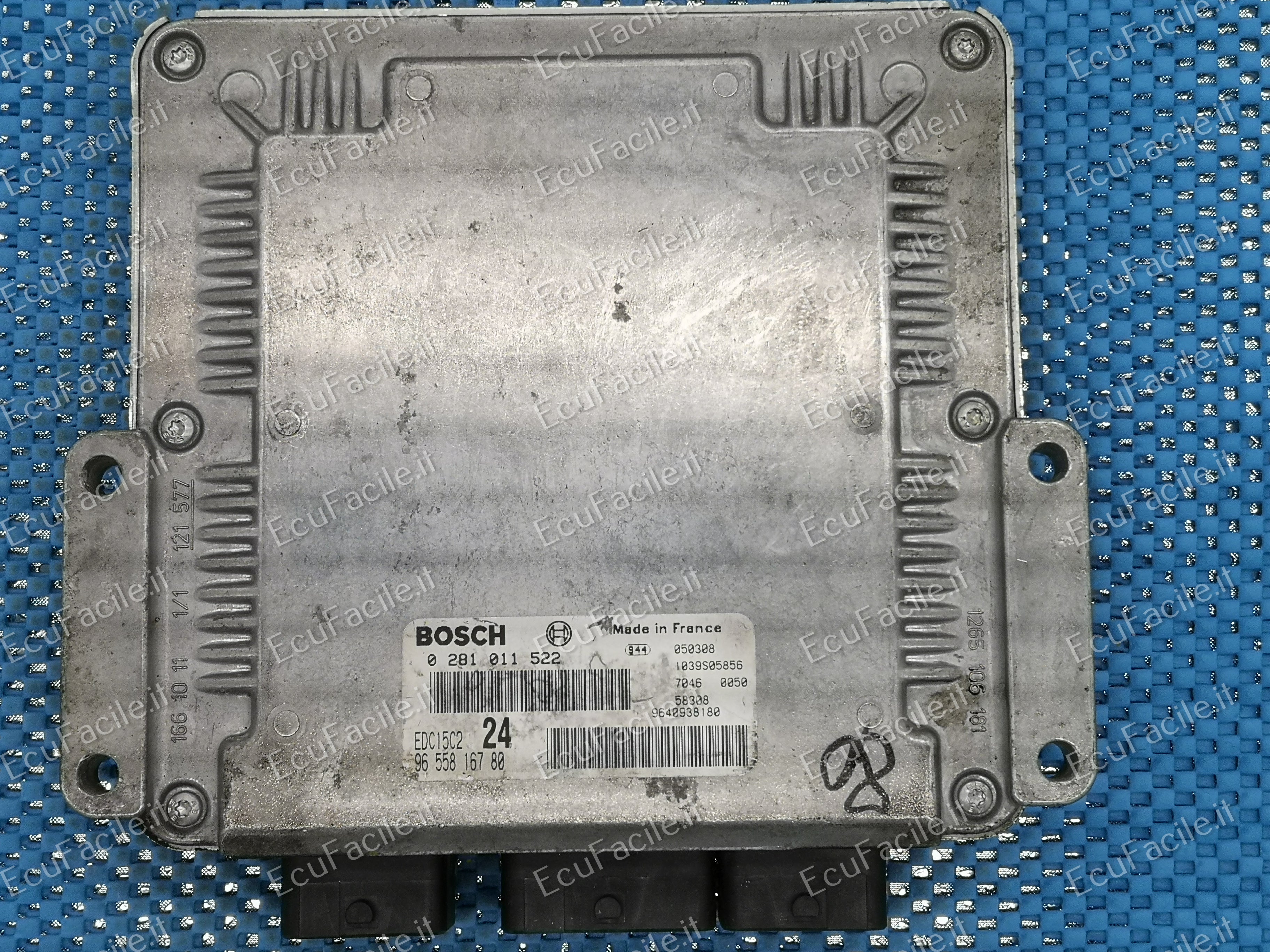 ECU CITROEN PEUGEOT FIAT 2.2 0281011522 9655816780 9640938180