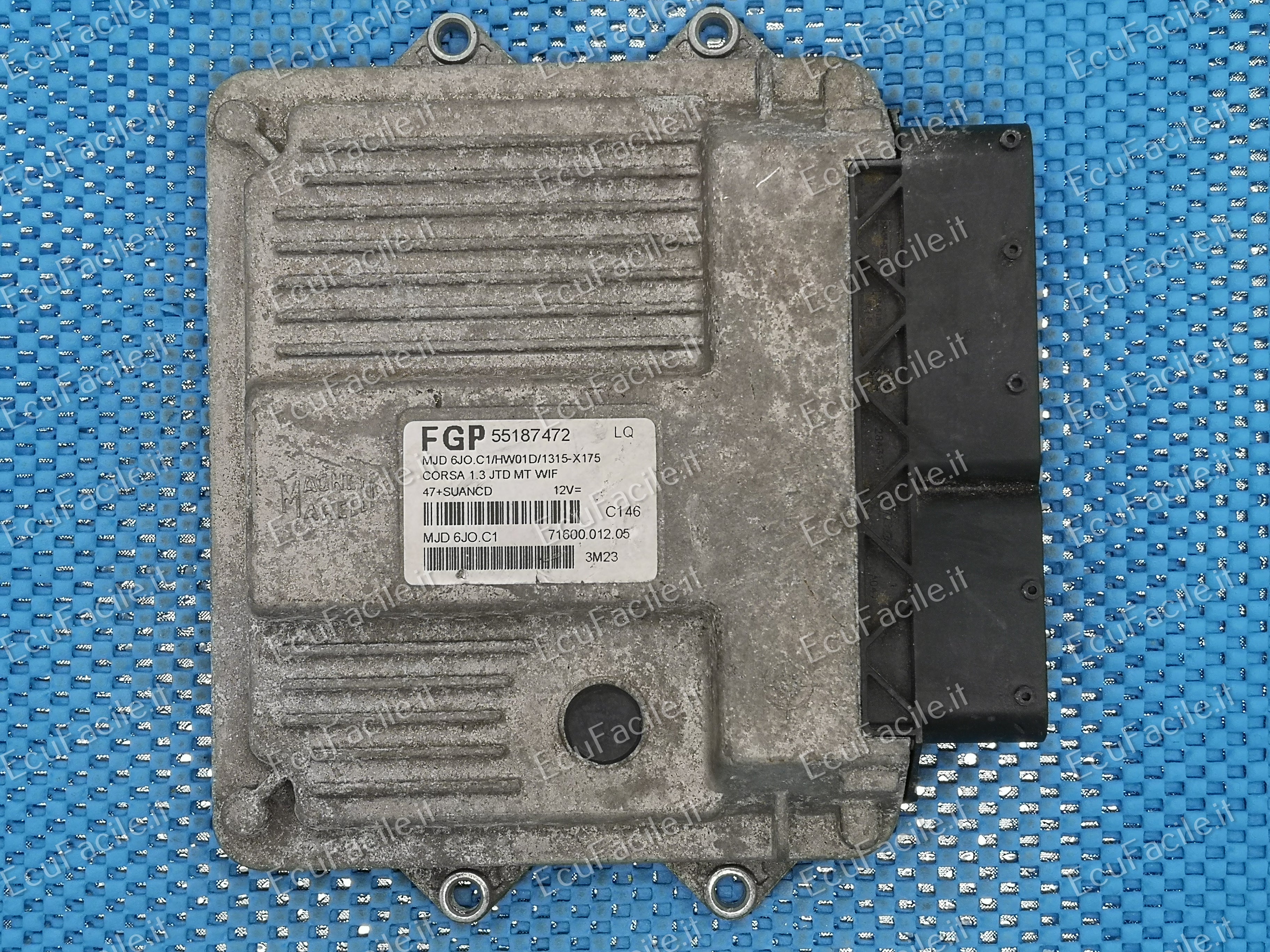 Ecu opel corsa 1.3 cdti fgp 55187472 lq mjd 6jo.c1 hw01d 6JOC1