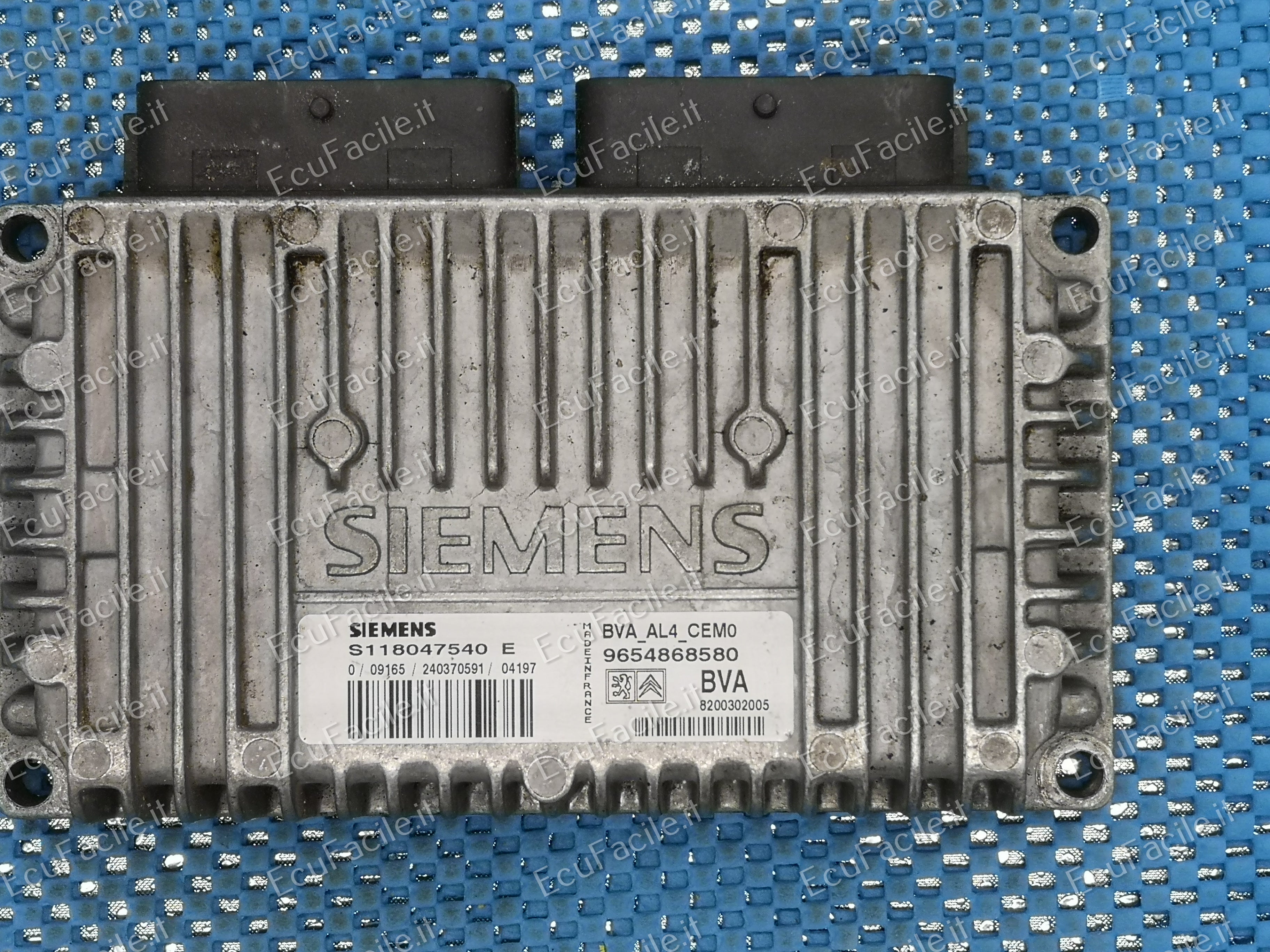 ECU CENTRALINA PHEDRA ULYSSE C8 807 2005 S118047540E 9654868580