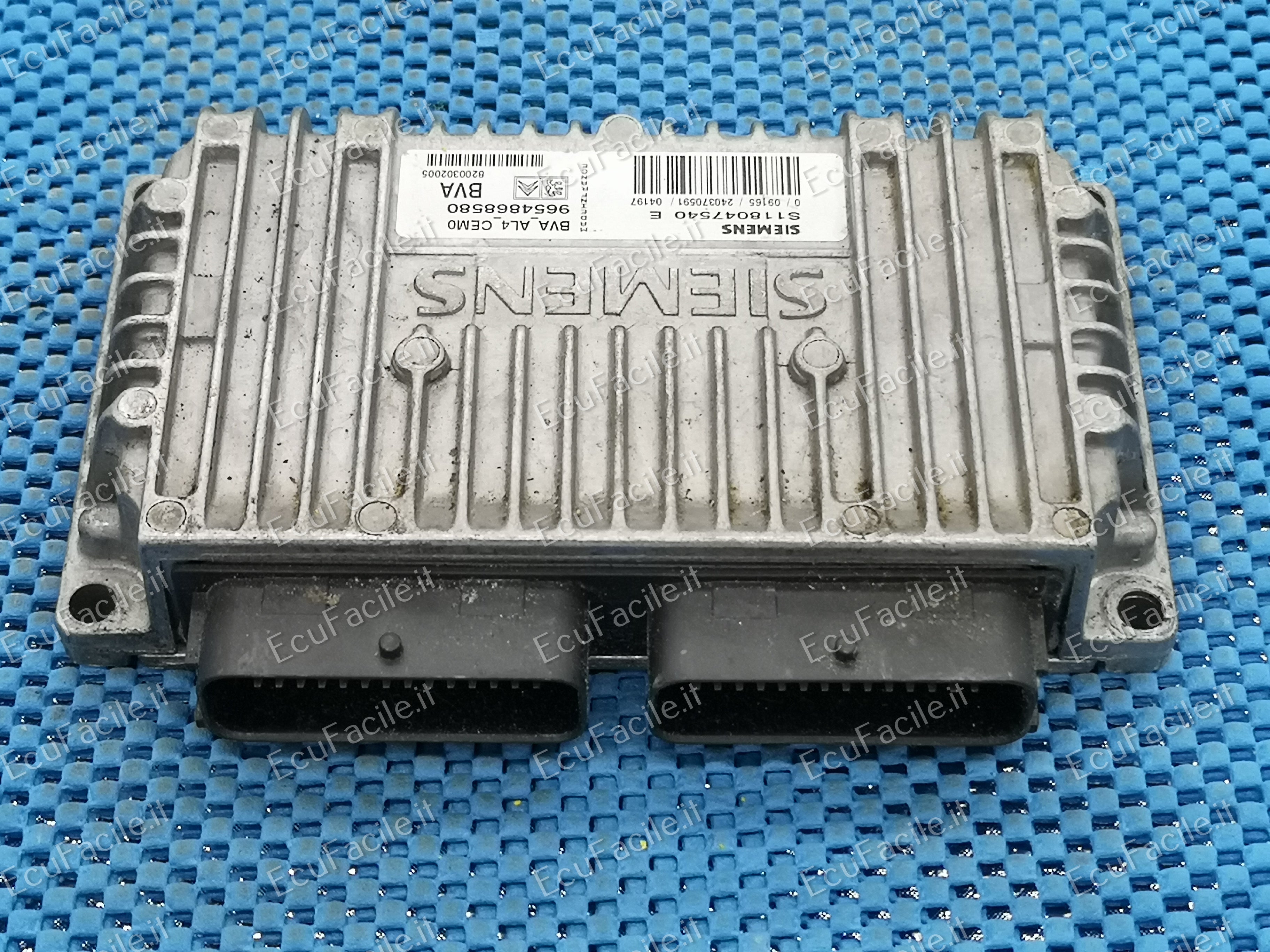 ECU CENTRALINA PHEDRA ULYSSE C8 807 2005 S118047540E 9654868580