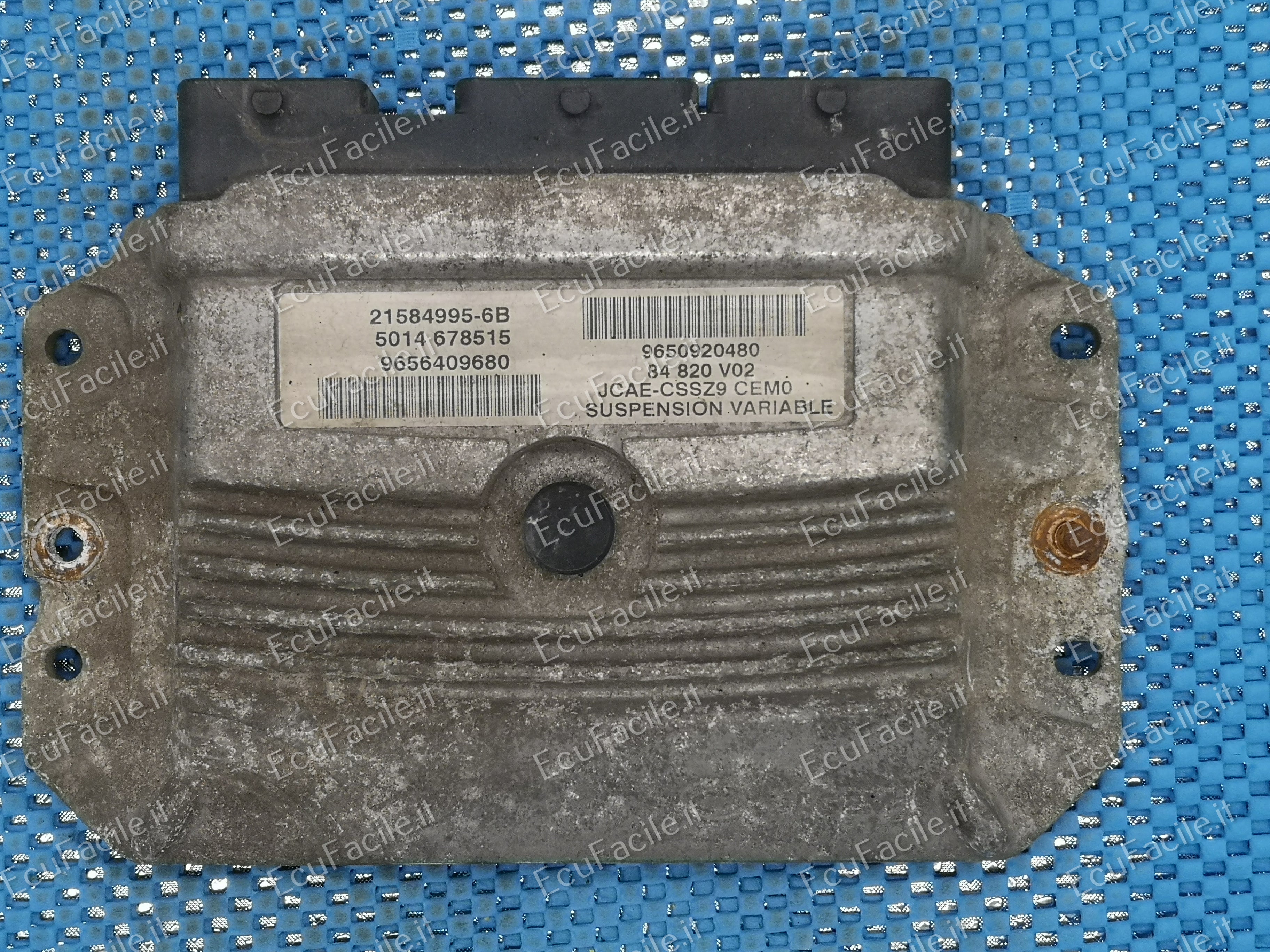 Ecu centralina sospensione peugeot 607 2.7 9656409680 9650920480