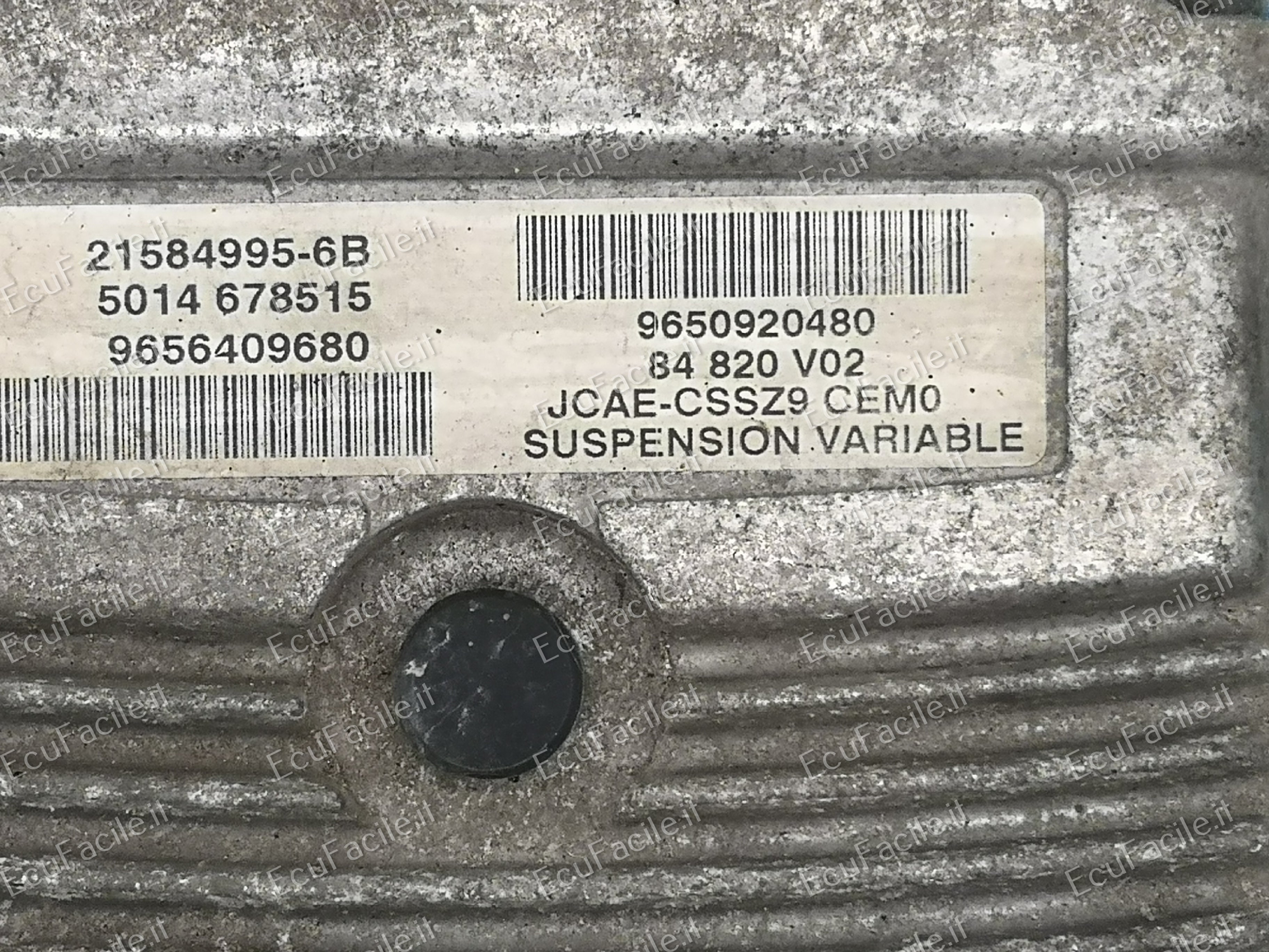 Ecu centralina sospensione peugeot 607 2.7 9656409680 9650920480