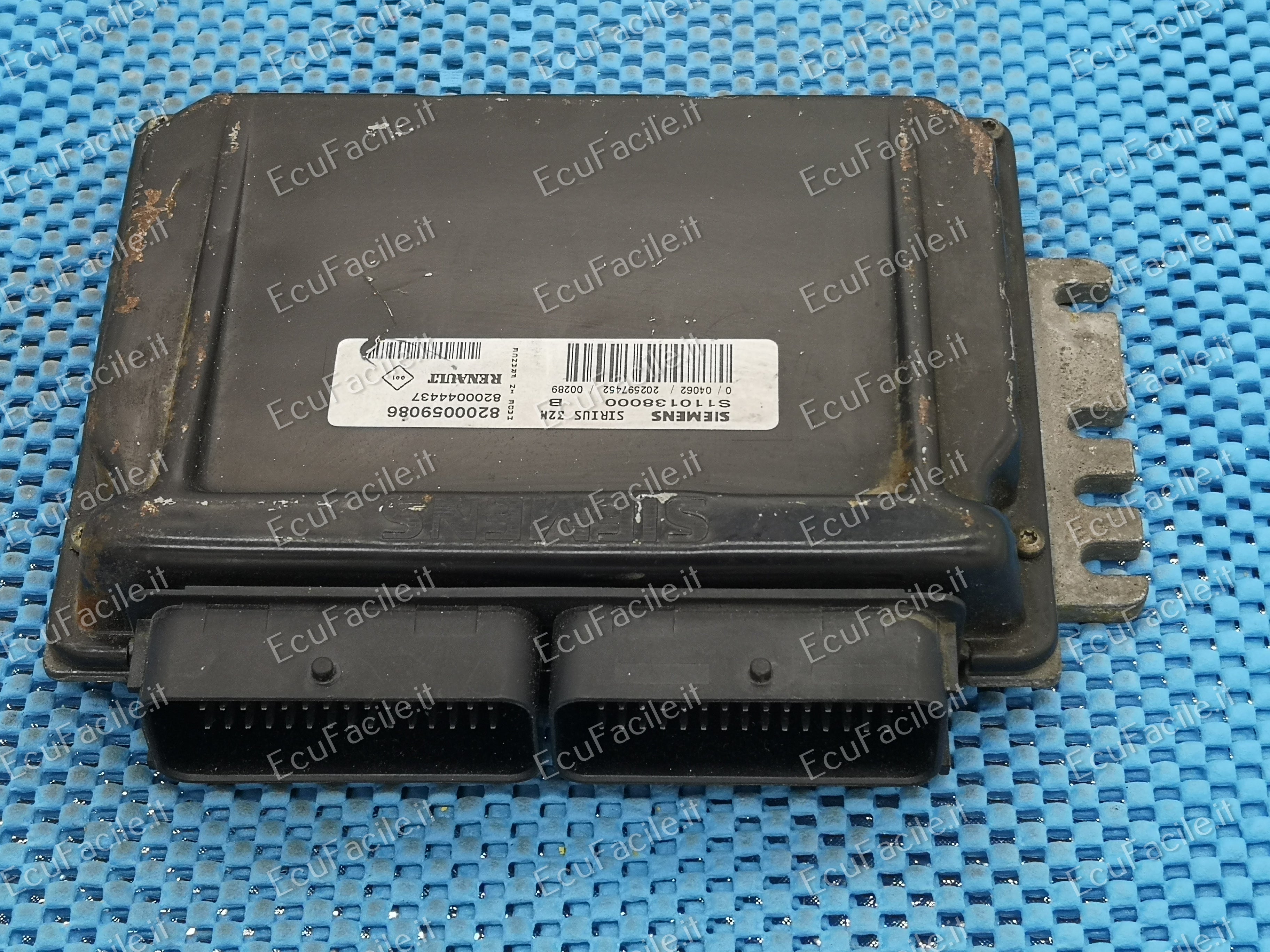 ECU RENAULT 1.6 S110138000B 8200059086 8200044437 SIRIUS 32N