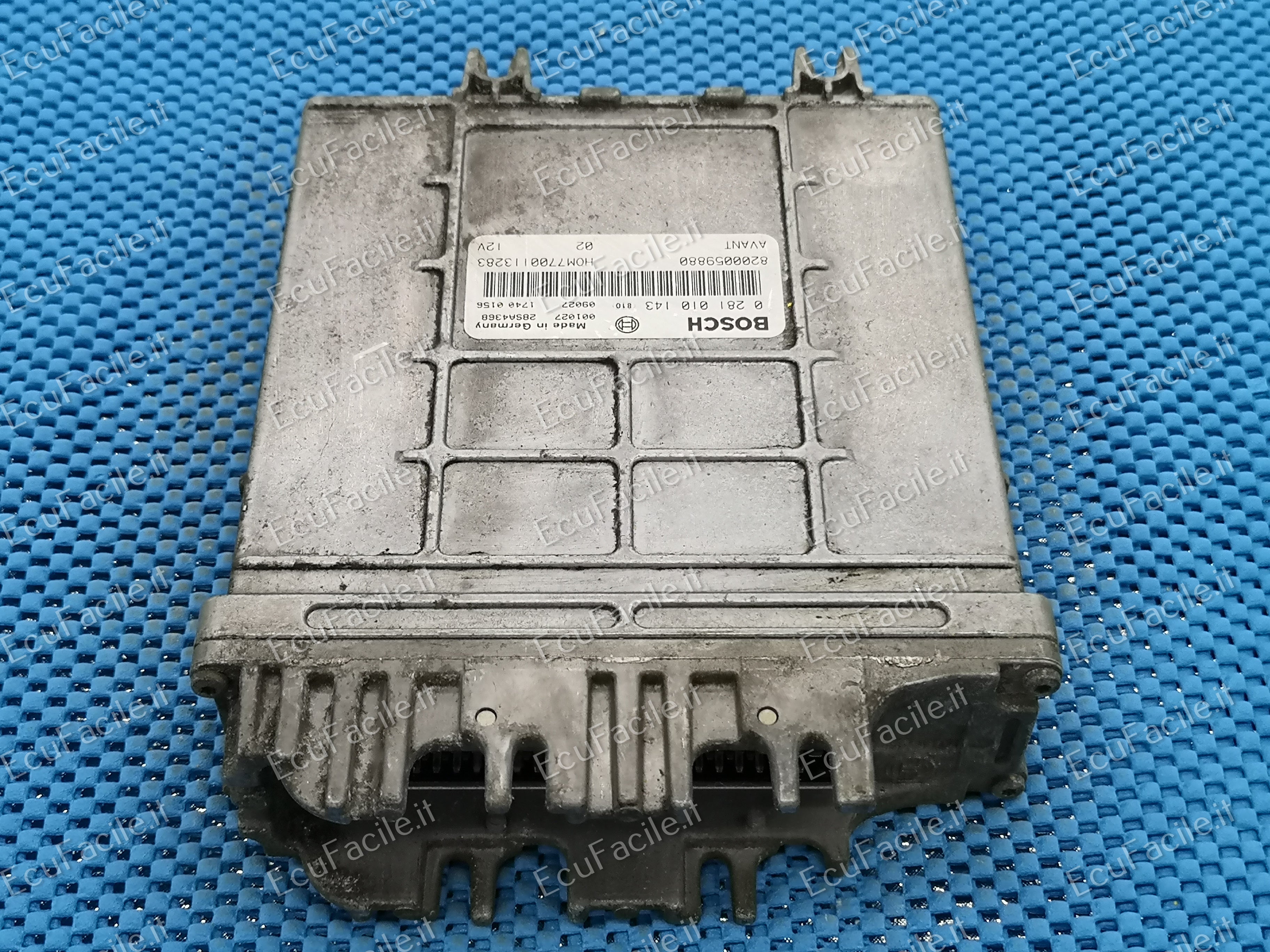 ECU ENGINE CONTROLLER RENAULT ESPACE 1.9 TDI BOSCH 0281010143 7700114659 HOM7700113283, HOM 7700113283