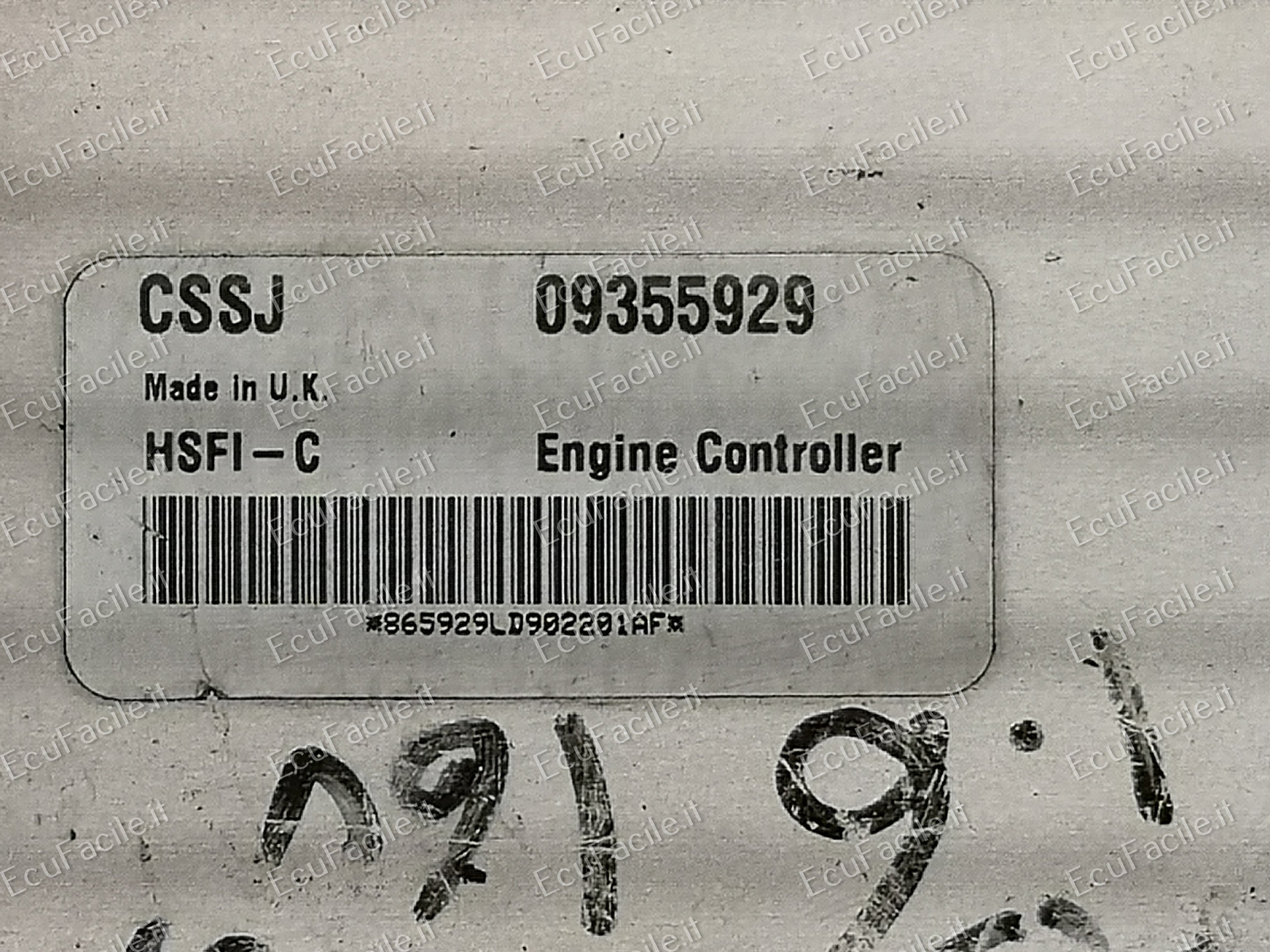 ECU OPEL ASTRA ZAFIRA 1.6 DELCO 16228919 CNJH, 16228919CNJH