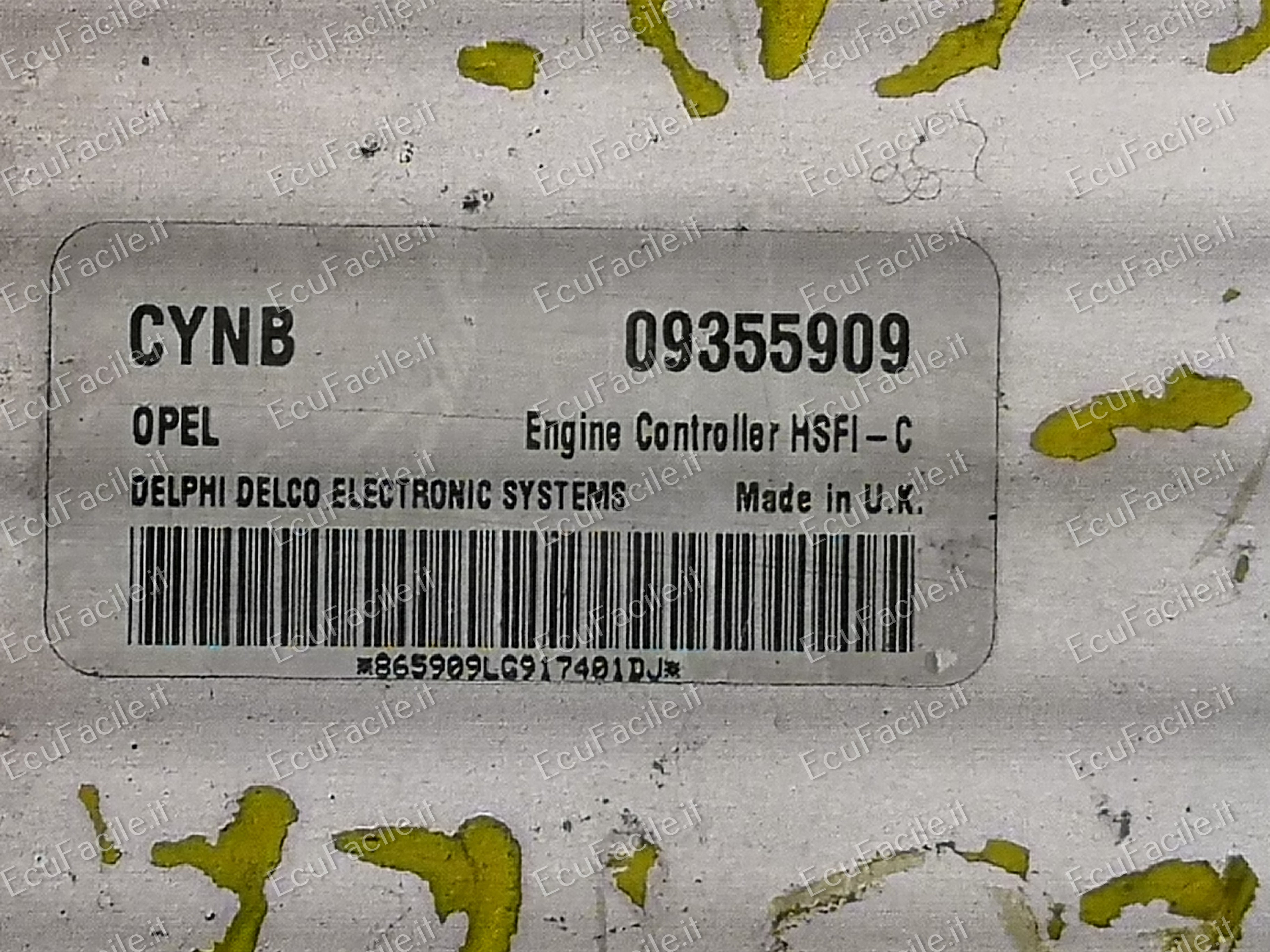 ECU OPEL ASTRA ZAFIRA 1.6 DELCO 16228919 CNJH, 16228919CNJH