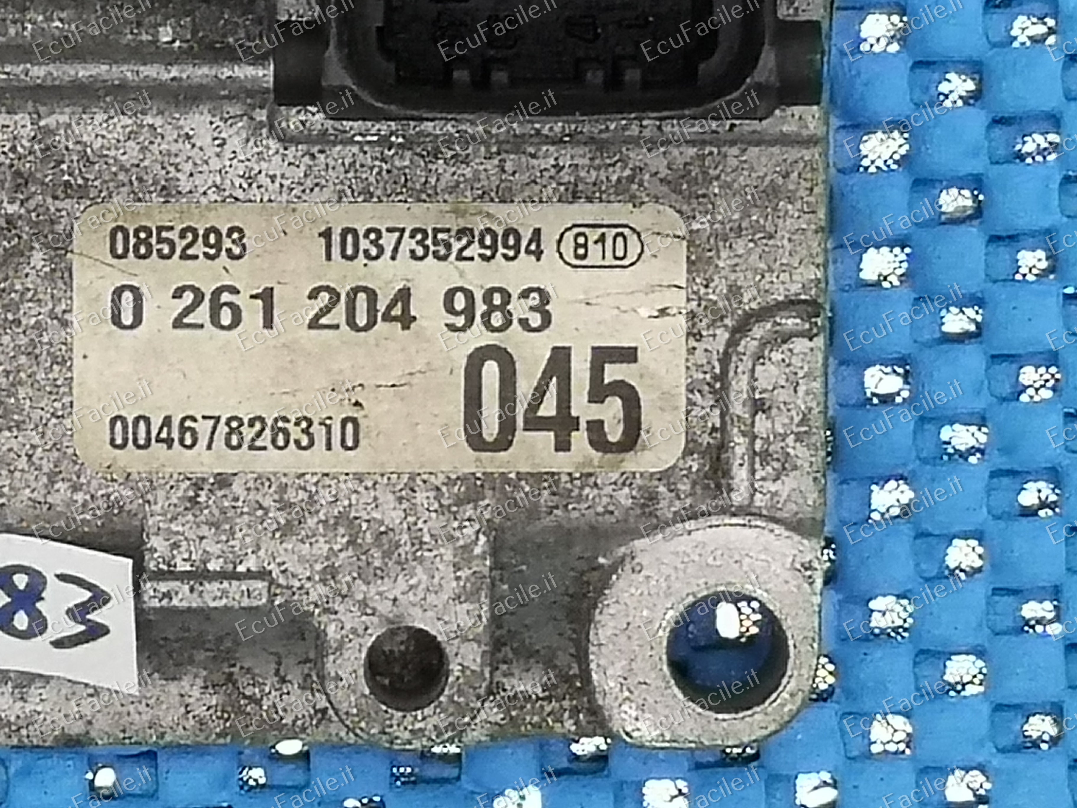 ECU FIAT PUNTO 1.2 16V BOSCH 0261204983 ME 7.3 H4 00447826310