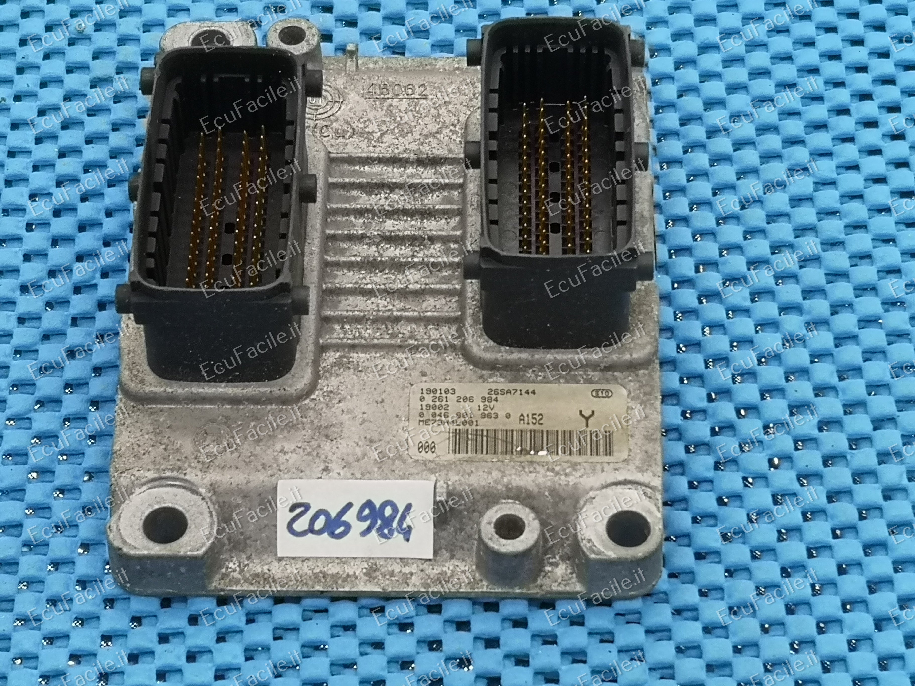 ECU LANCIA YPSILON BOSCH 0 261 206 984 0261206984 00468019630 ME 7.3 H4 ME7.3H4