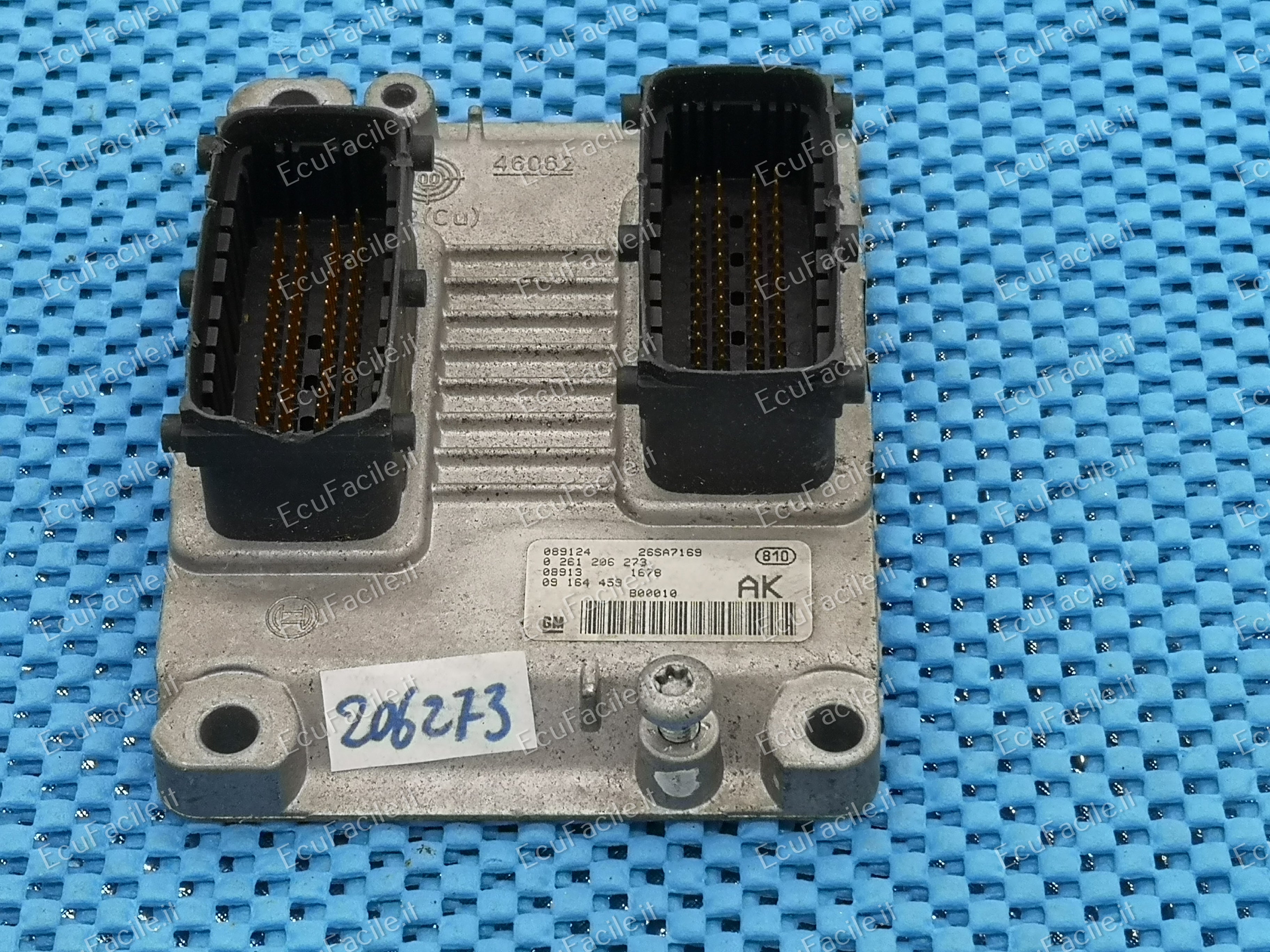 Ecu opel chevrolet agila 1.0 z10xe bosch 0261206273, 09164459