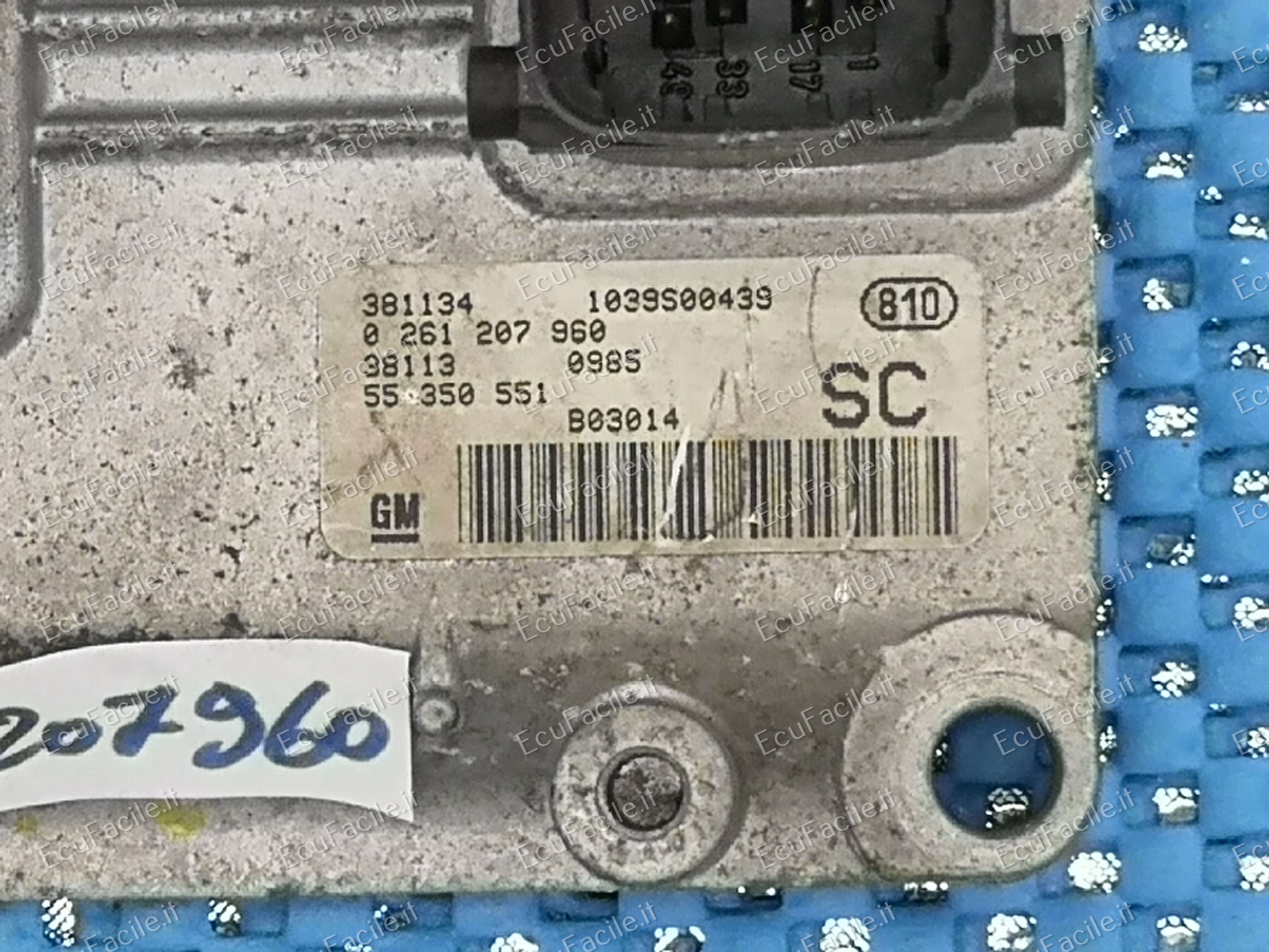 OPEL CORSA 1.0 Z10XE BOSCH 0261207960 GM 55350551 SC