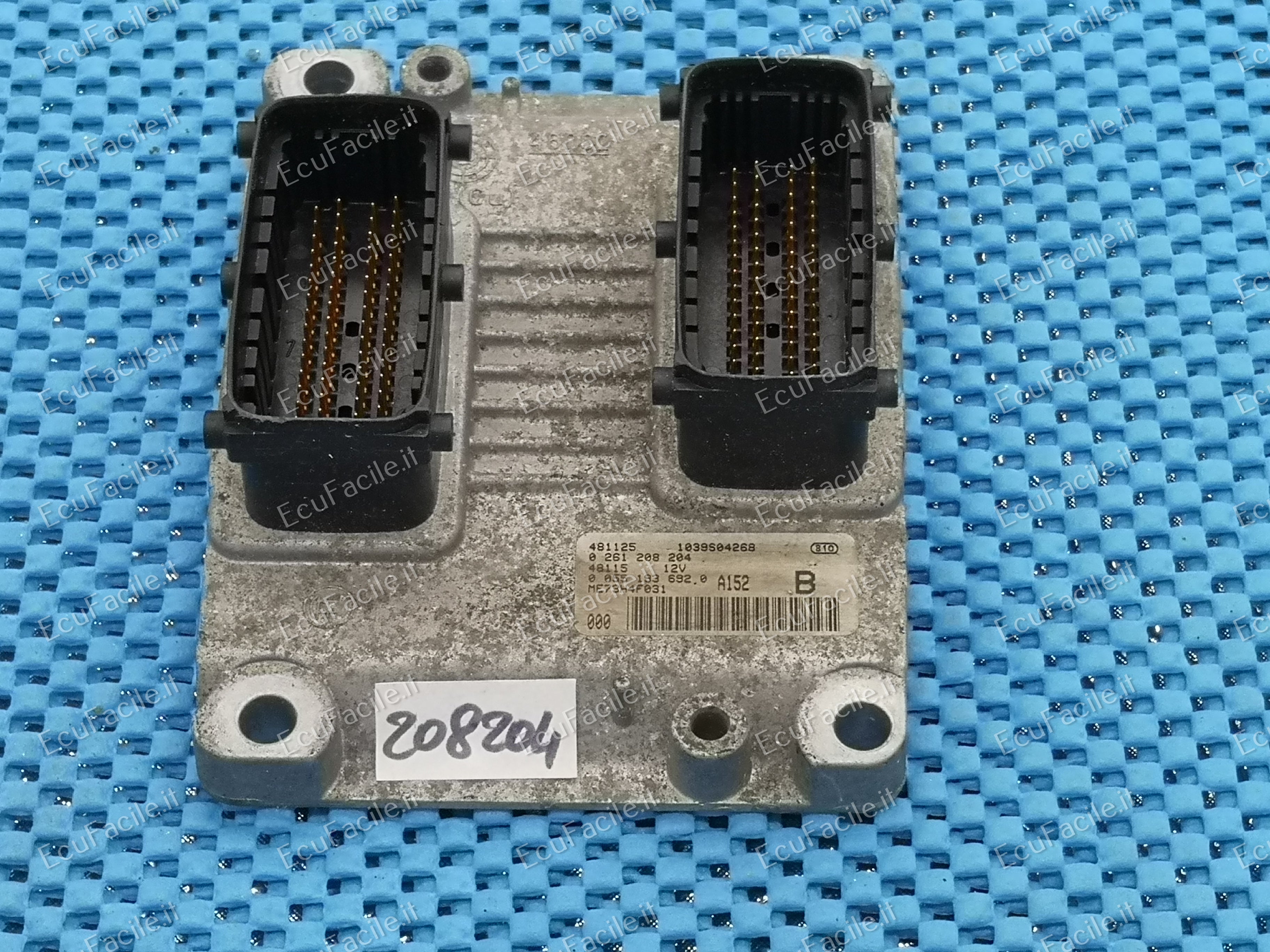 ECU FIAT STILO 1.4 16V 0261208204 00552088500 A152 B ME7.3.H4