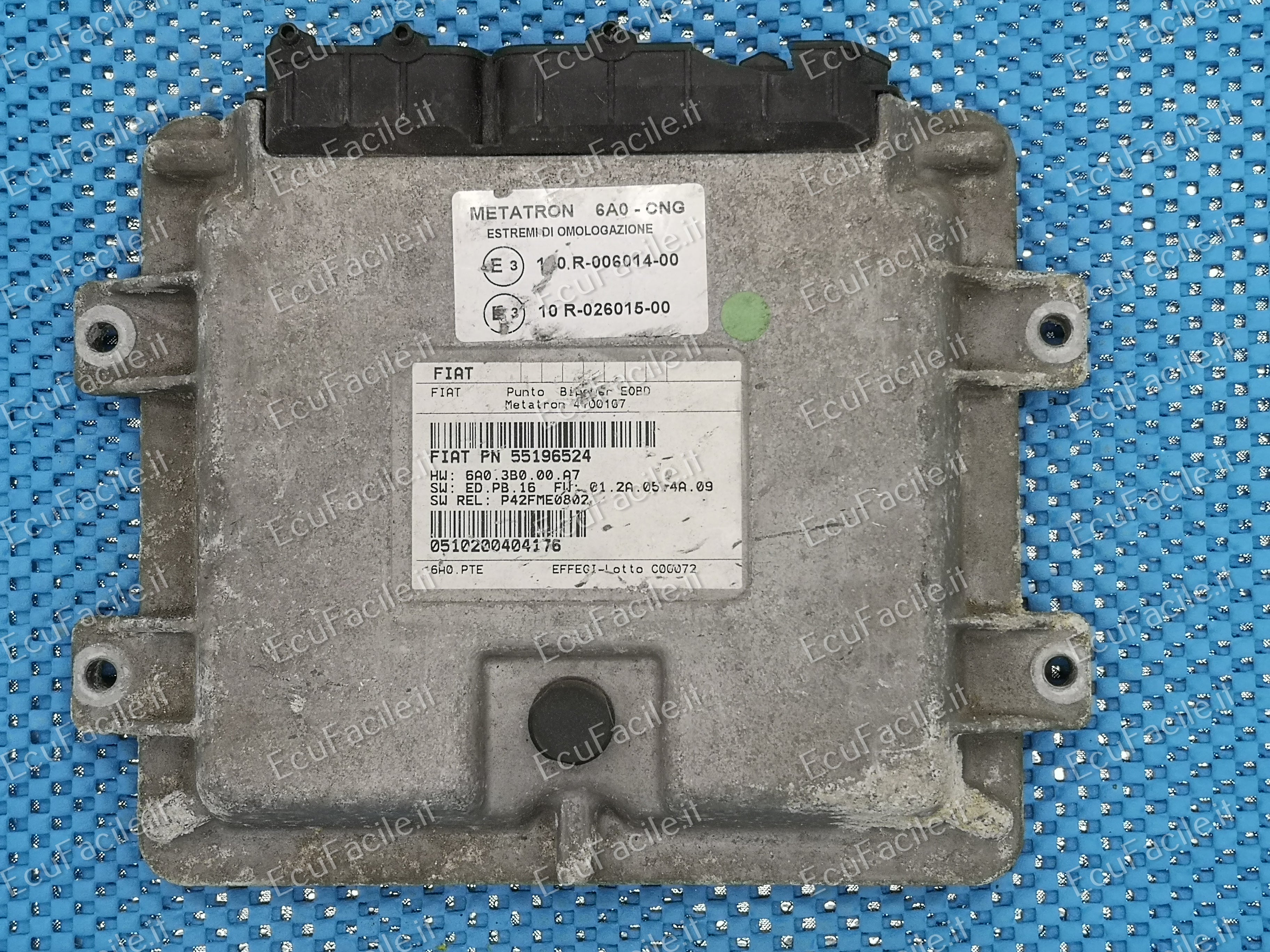 ECU METATRON DOBLO PUNTO 55196524 4100107 6A03B000A7