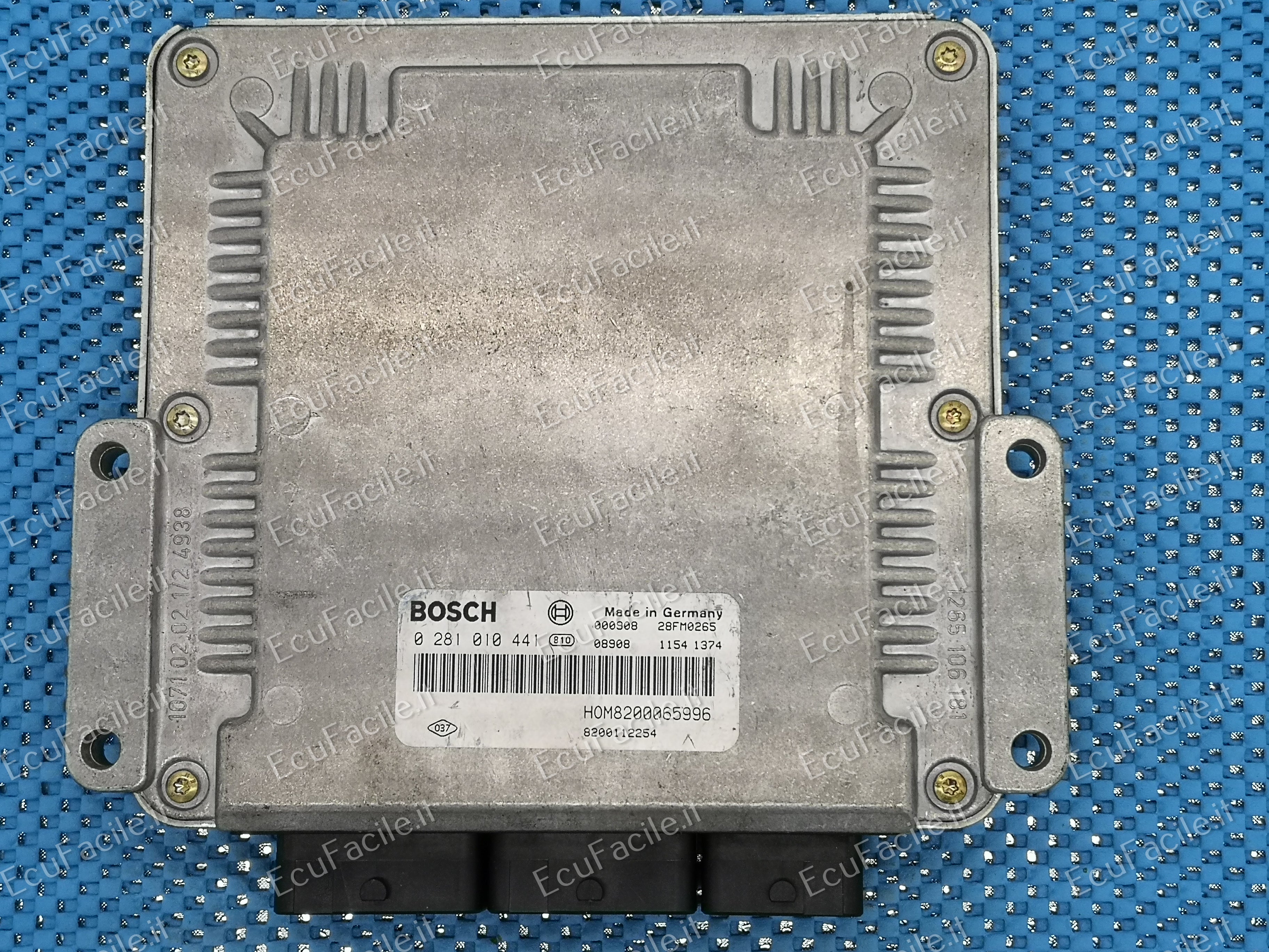 ECU VOLVO V40 S40 1.9 0281010441 HOM8200065996 EDC15C3