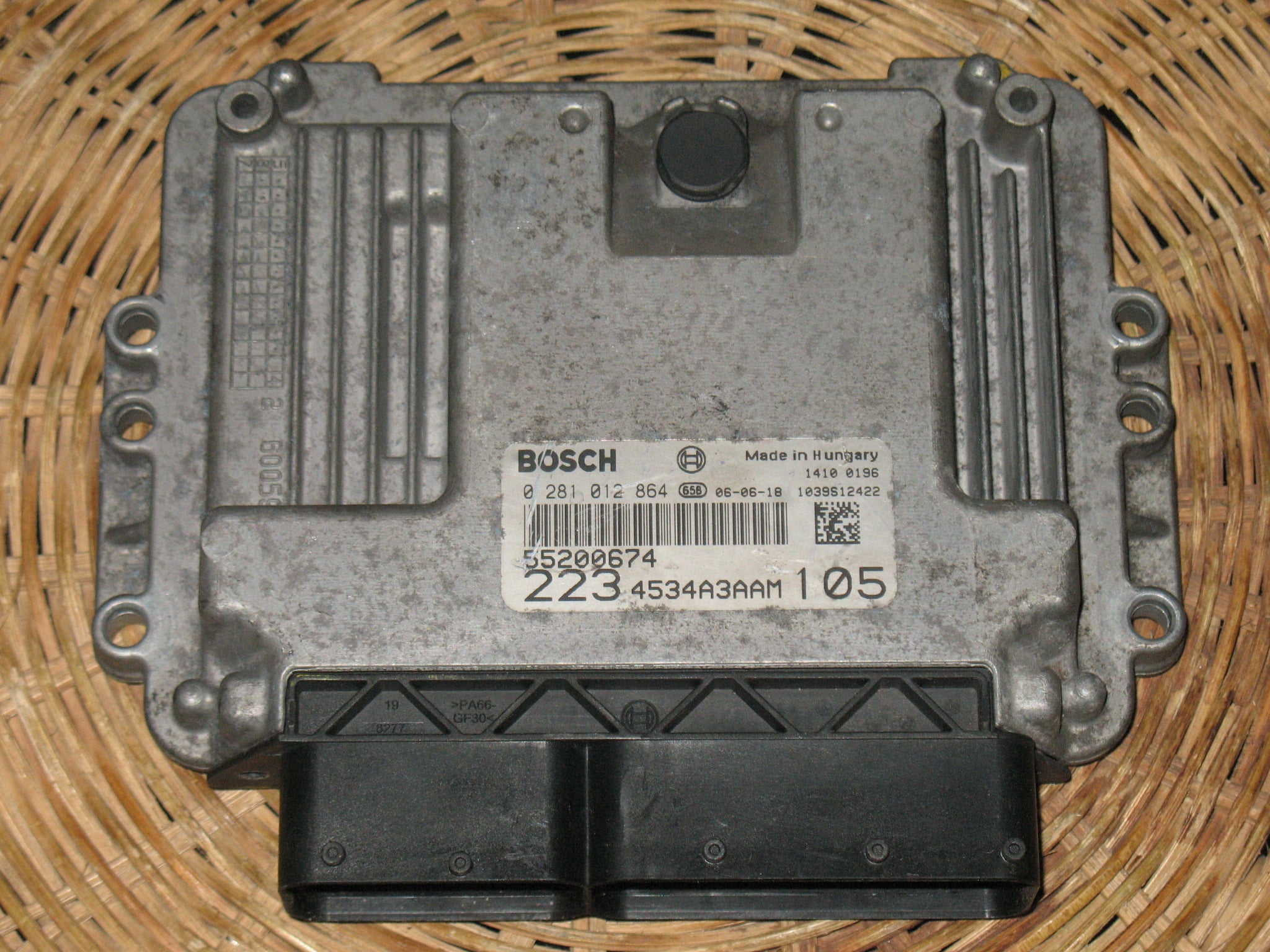 ECU FIAT DOBLO 1.9 JTD BOSCH 0281012864 55200674 4534A3AAM