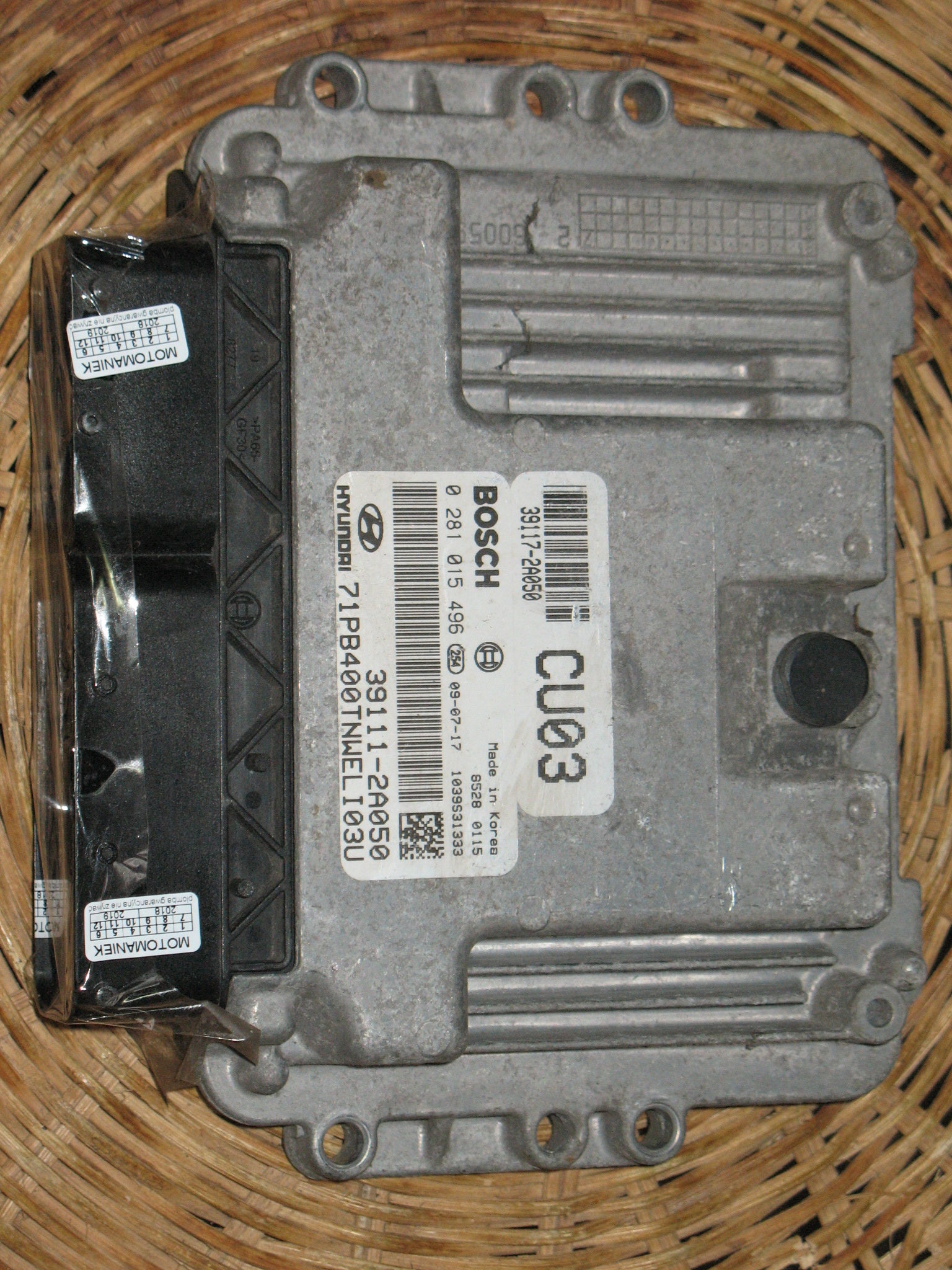 ECU HYUNDAI I20 1.4 CRDI BOSCH  0281015496 39111-2A050 391112A050