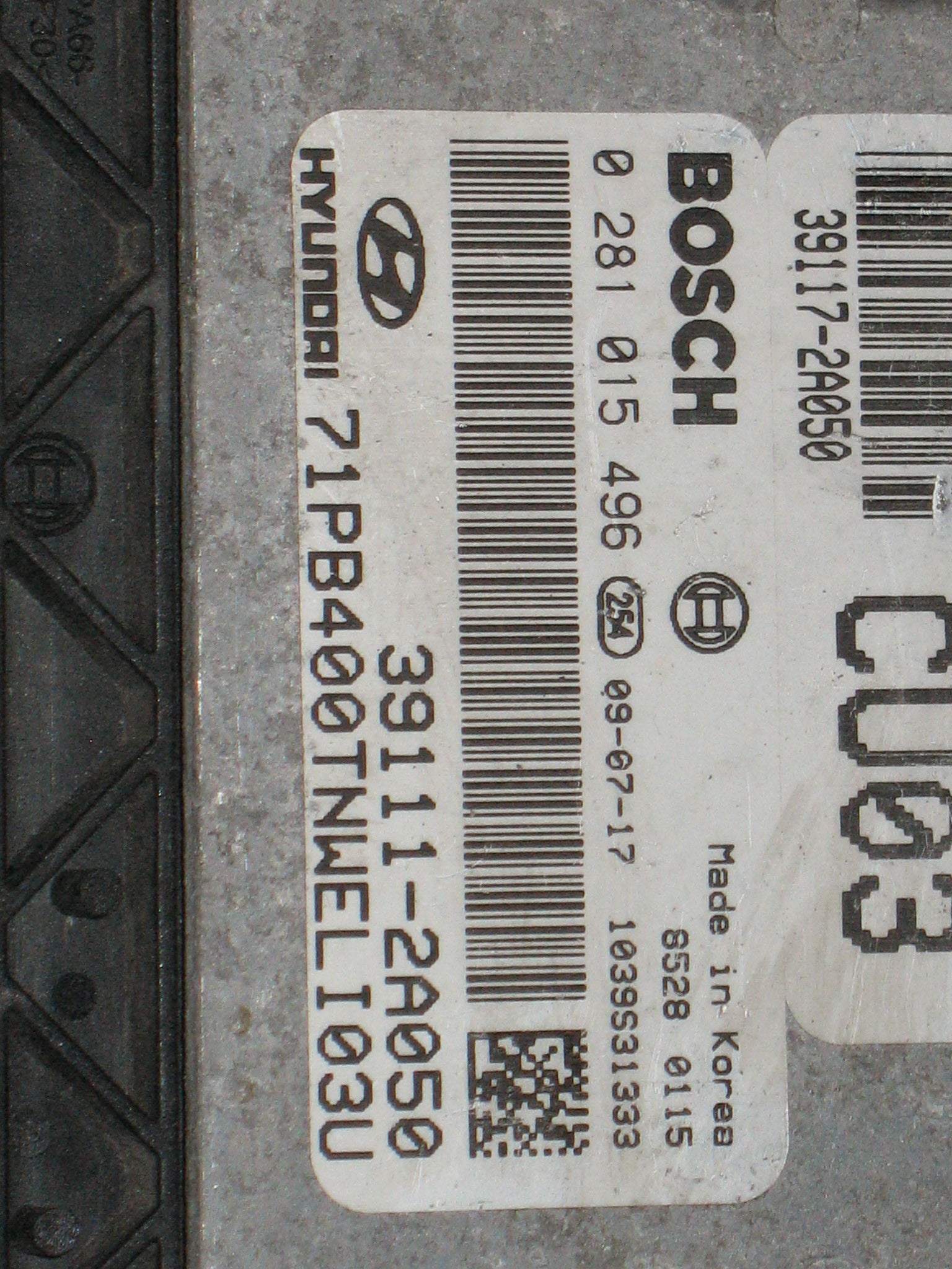 ECU HYUNDAI I20 1.4 CRDI BOSCH  0281015496 39111-2A050 391112A050
