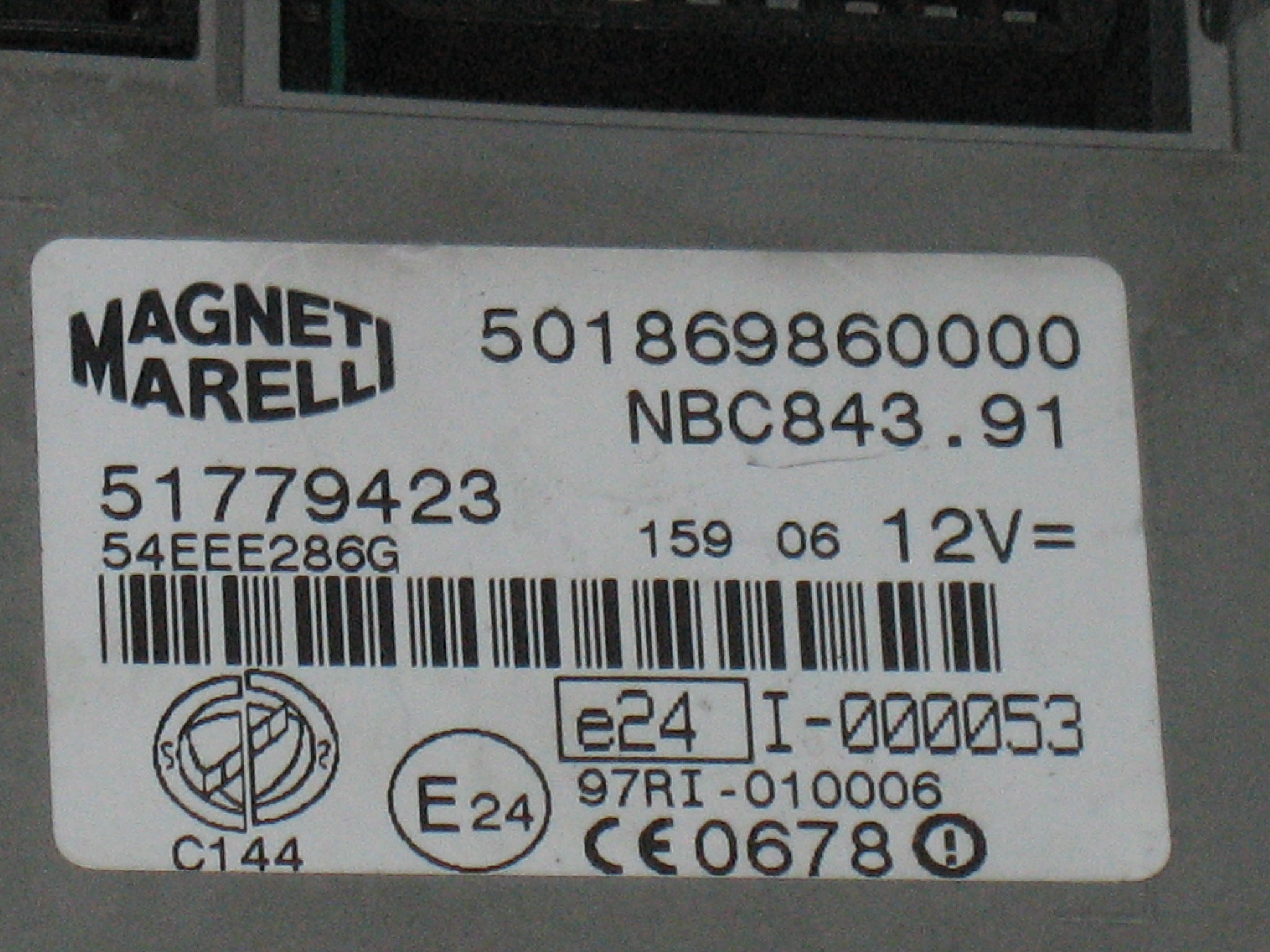 Body computer con chiave lancia 51779423 501869860000