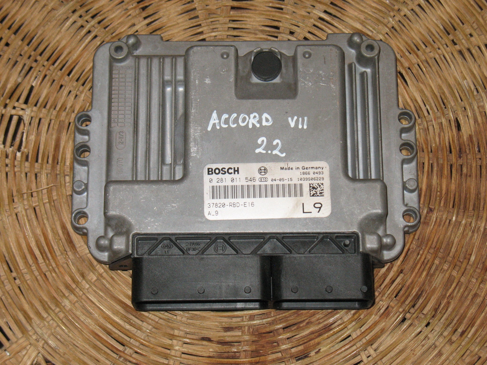 Honda Accord AL9 37820RBDE16 BOSCH 0281011546 EDC 16C7-5.1