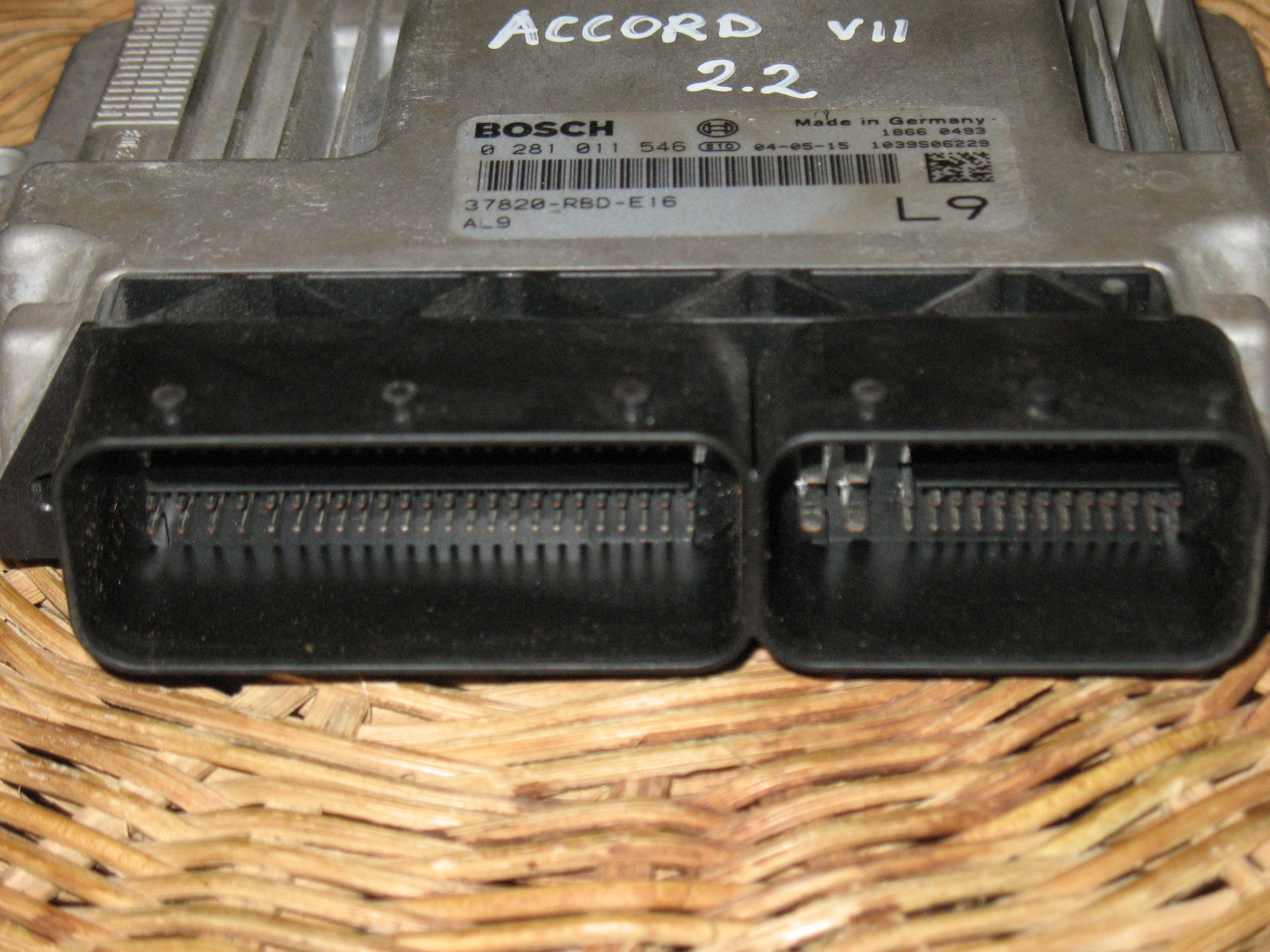 Honda Accord AL9 37820RBDE16 BOSCH 0281011546 EDC 16C7-5.1