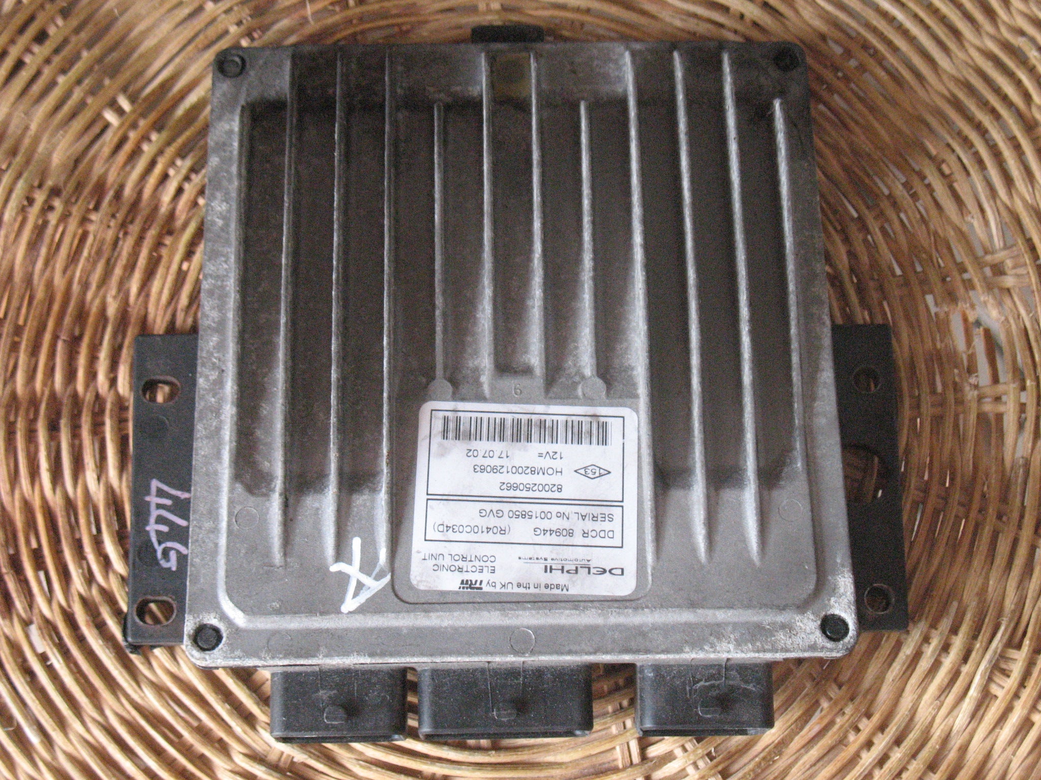 Ecu RENAULT CLIO 1.5 DCI DELPHI 8200250662 HOM 8200129063