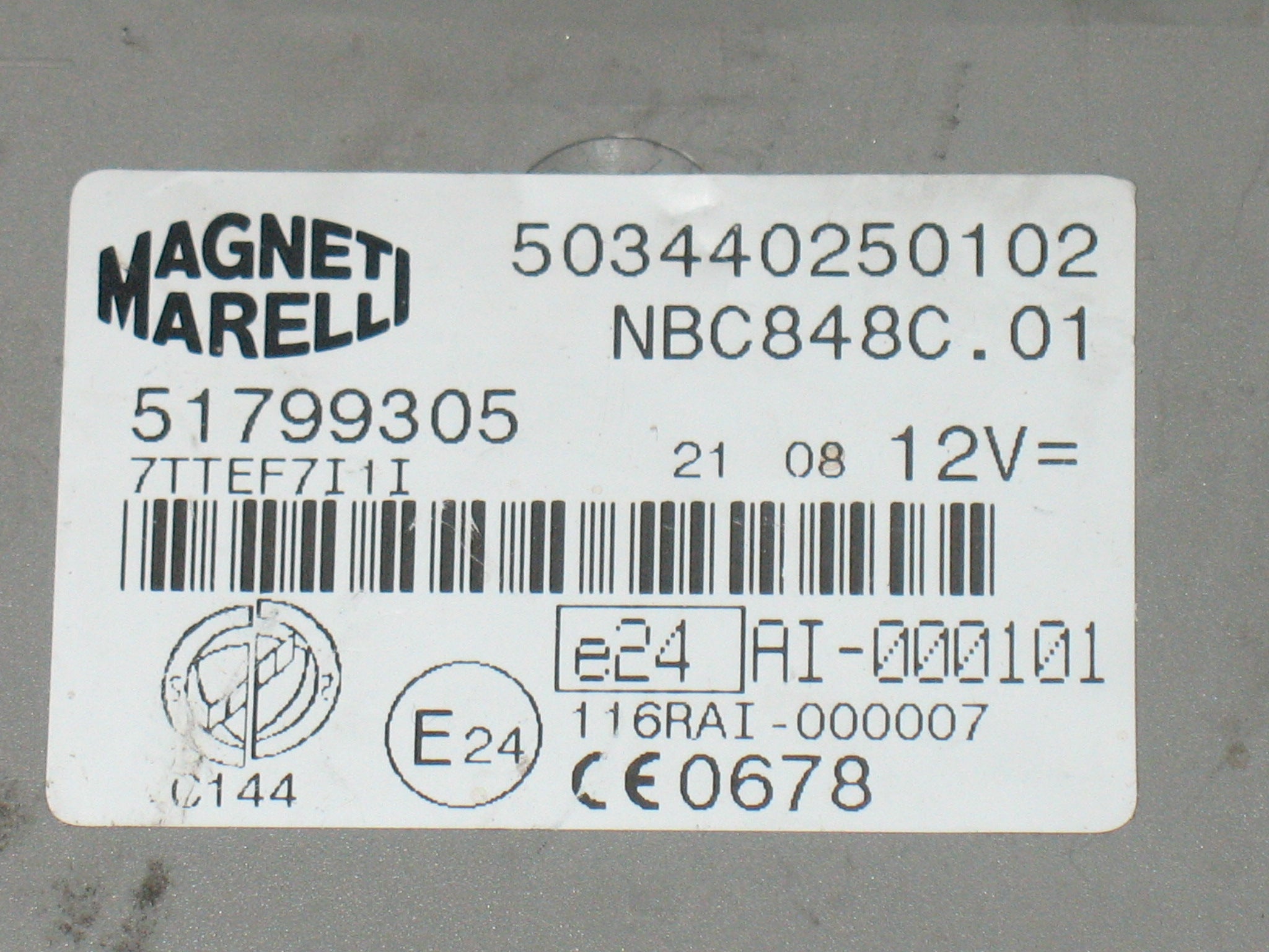 LANCIA MUSA 1.3 MULTIJET 5M 5P 66KW 90CV 51799305 199A3000 503440250102