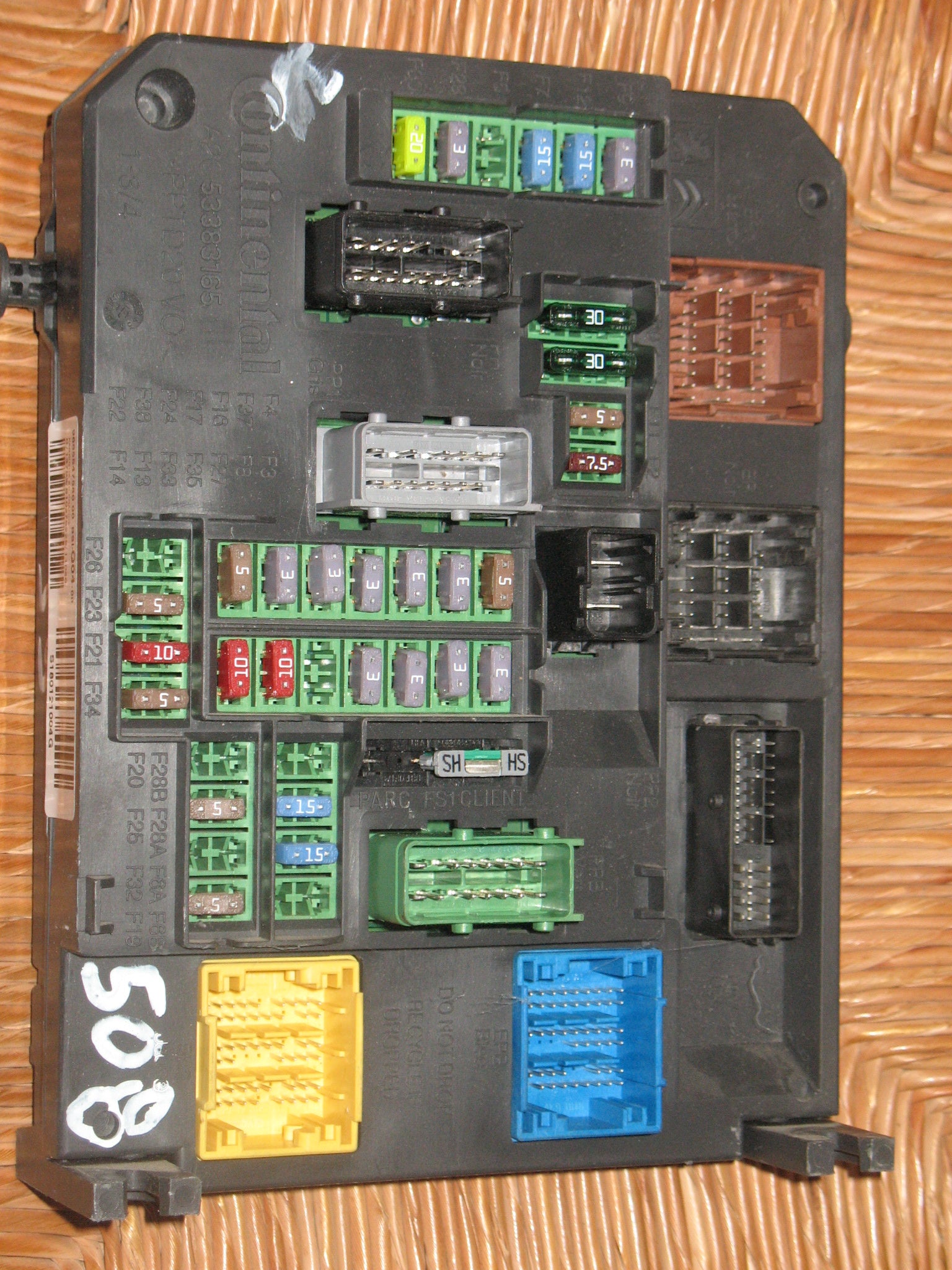 966554758000 BODY COMPUTER PEUGEOT 508 Berlina (11>14) 1600 Diesel BSI Q04-00
