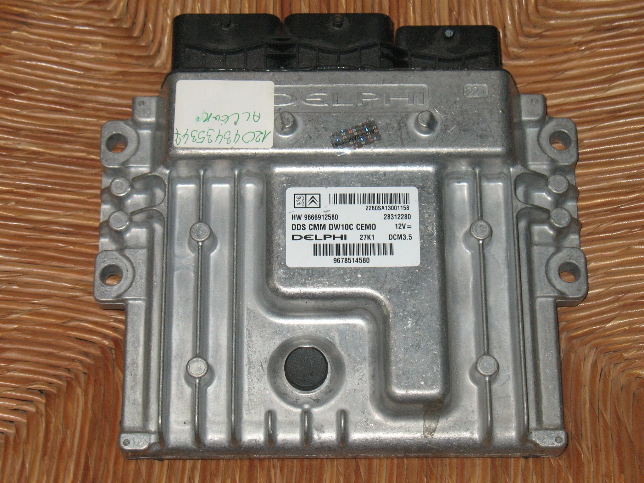 ECU CITROEN PEUGEOT 2.0 FIAT SCUDO HDI DELPHI 28312280 HW 9666912580 HW9666912580 DCM3.5