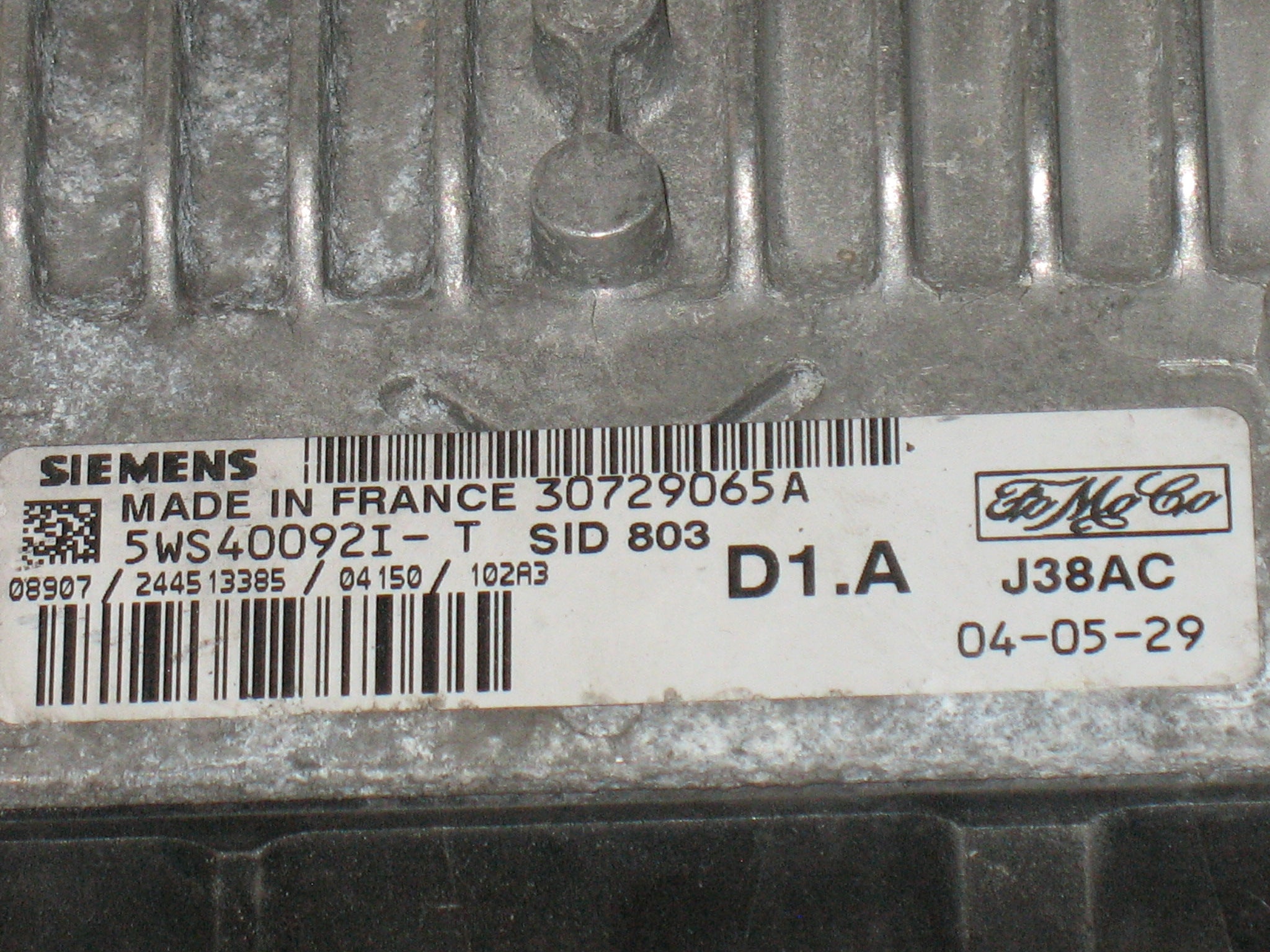ECU MOTORE VOLVO V70 5WS40092I-T 5WS40092IT 30729065A D1.A Sid803