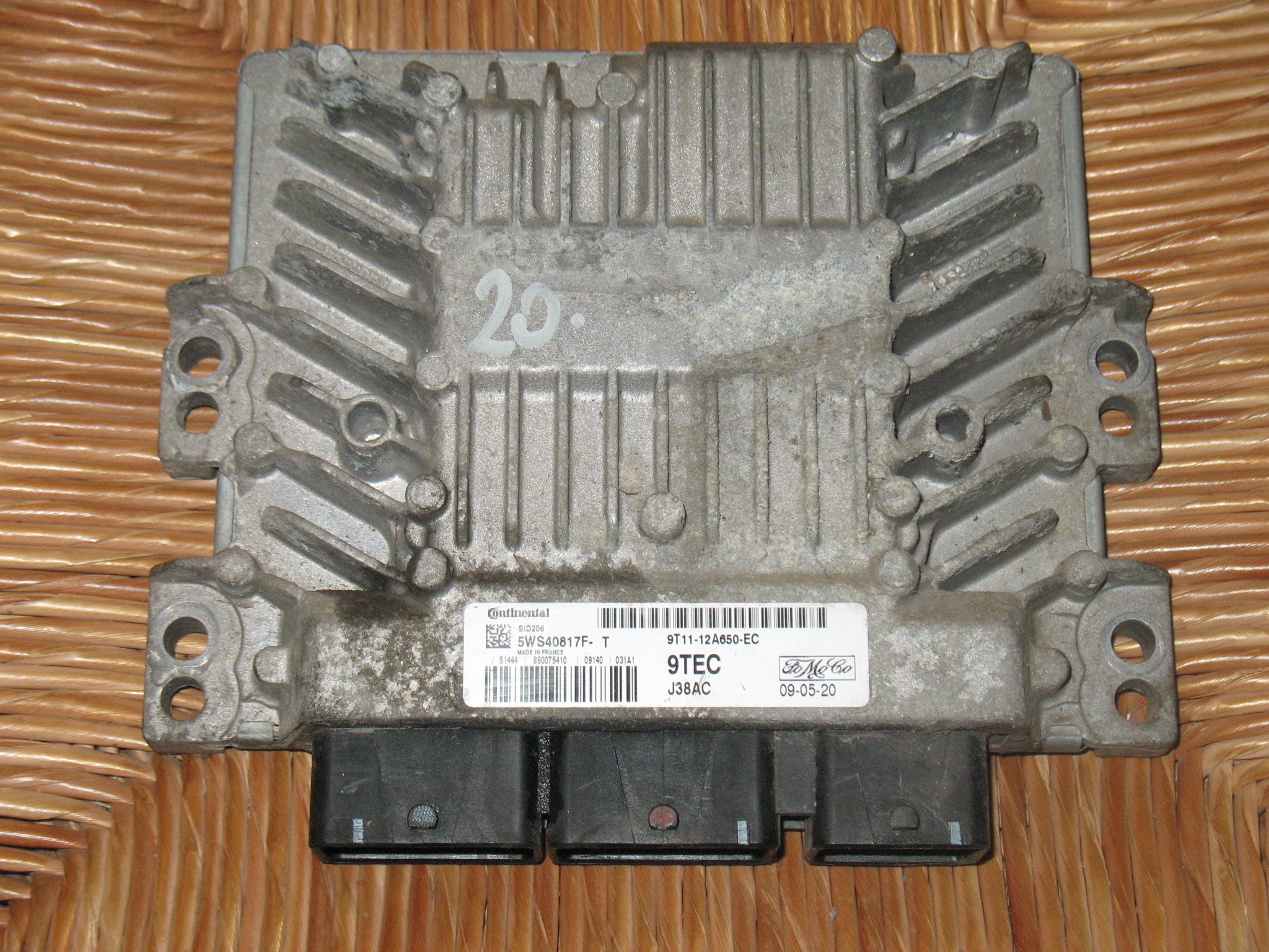 FORD 9T11 12A650 EC Continental 5WS40817FT 9TEC sid206