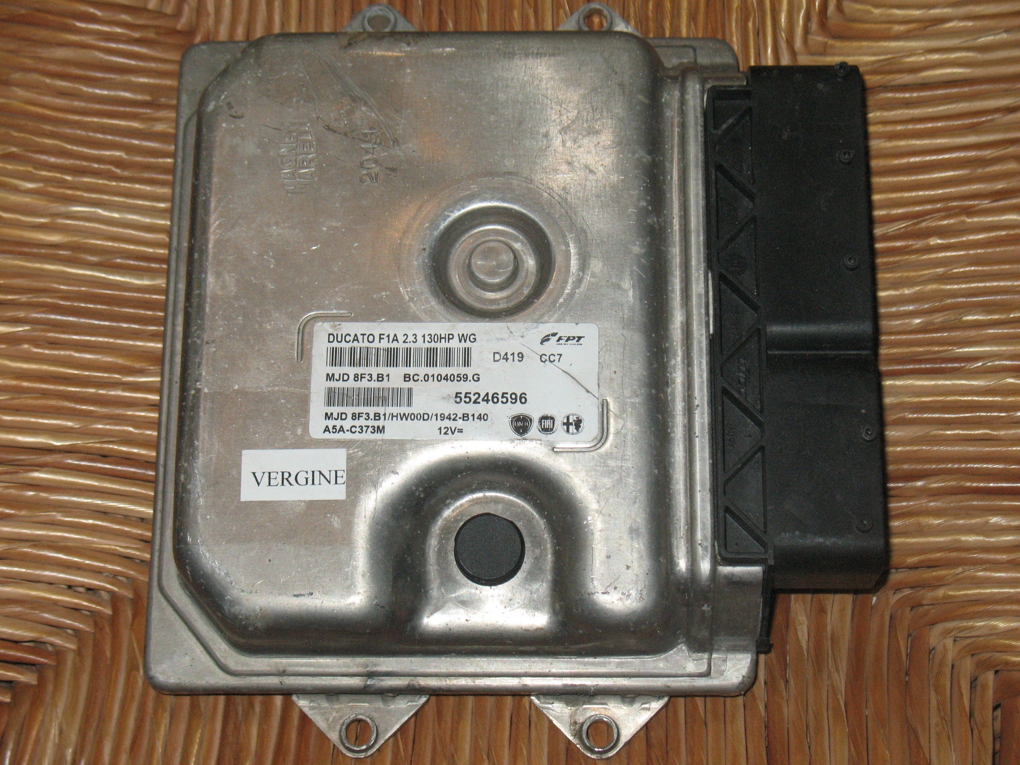 FIAT DUCATO 2.3 130HP CENTRALINA MOTORE FPT 55246596 / D419CB16  MJD 8F3.B1 MJD8F3B1